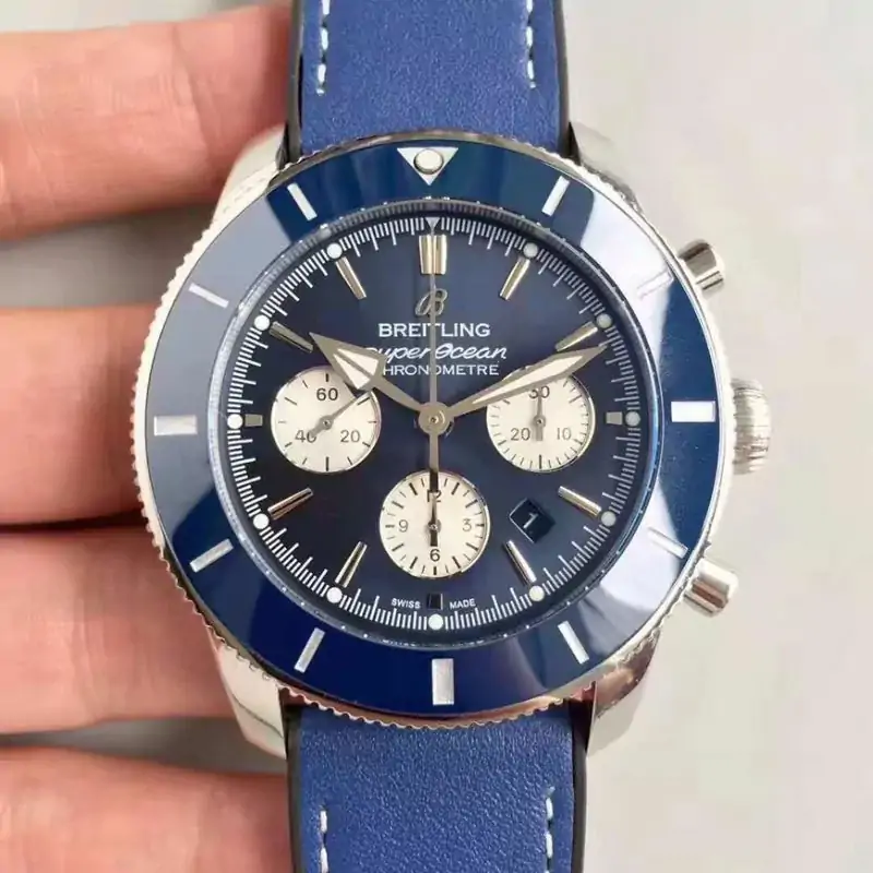 Breitling Superocean Heritage II Chronograph 46 A1331216 / C963 / 277S GF Factory Blue Dial