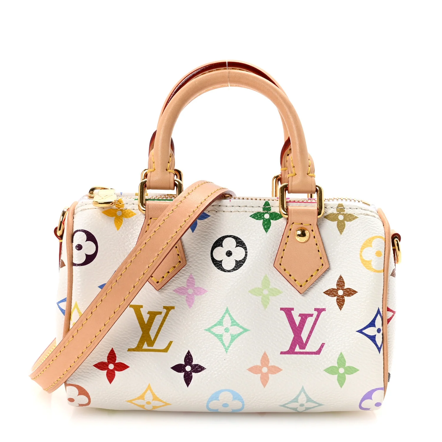 LV X TM Monogram Multicolor Nano Speedy White