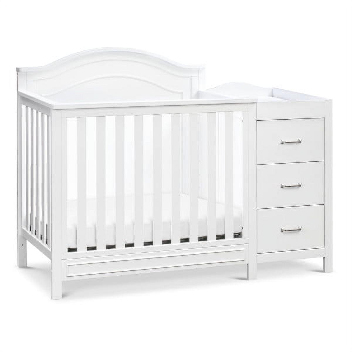 Davinci Charlie 4 - in - 1 Convertible Mini Crib & Changer in White