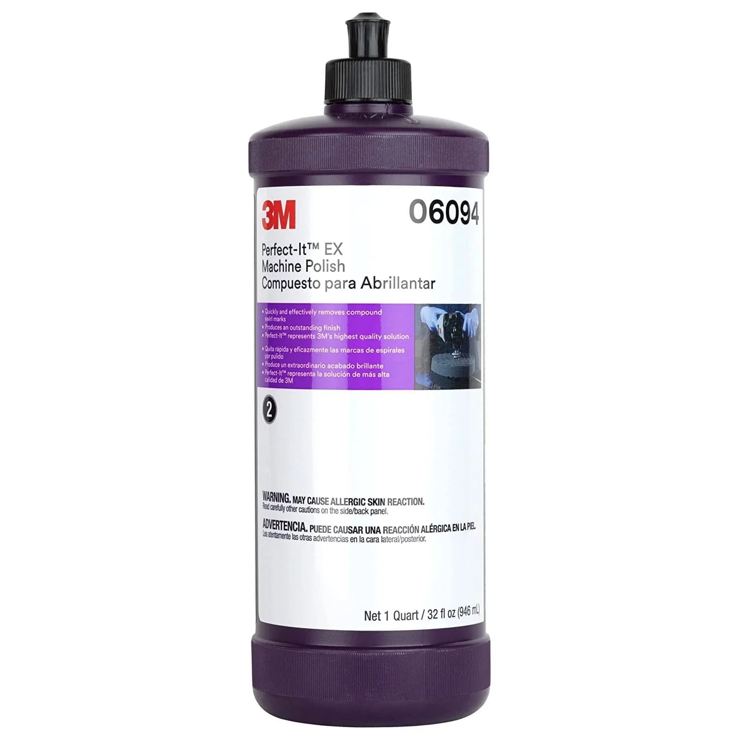 3M Perfect It Buffing And Polishing Kit 36060 06094 06068 3M Rubbing Compound, Machine Polish, Ultrafine Polish Buffing Compound, Car Polishing Kit Bundled With Kangaroobands Microfiber Cloth Image 3