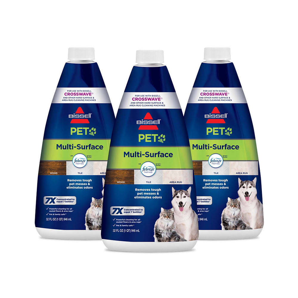 BISSELL Multi Surface Pet Floor Cleaning Formula - 32 oz - 3 Pack