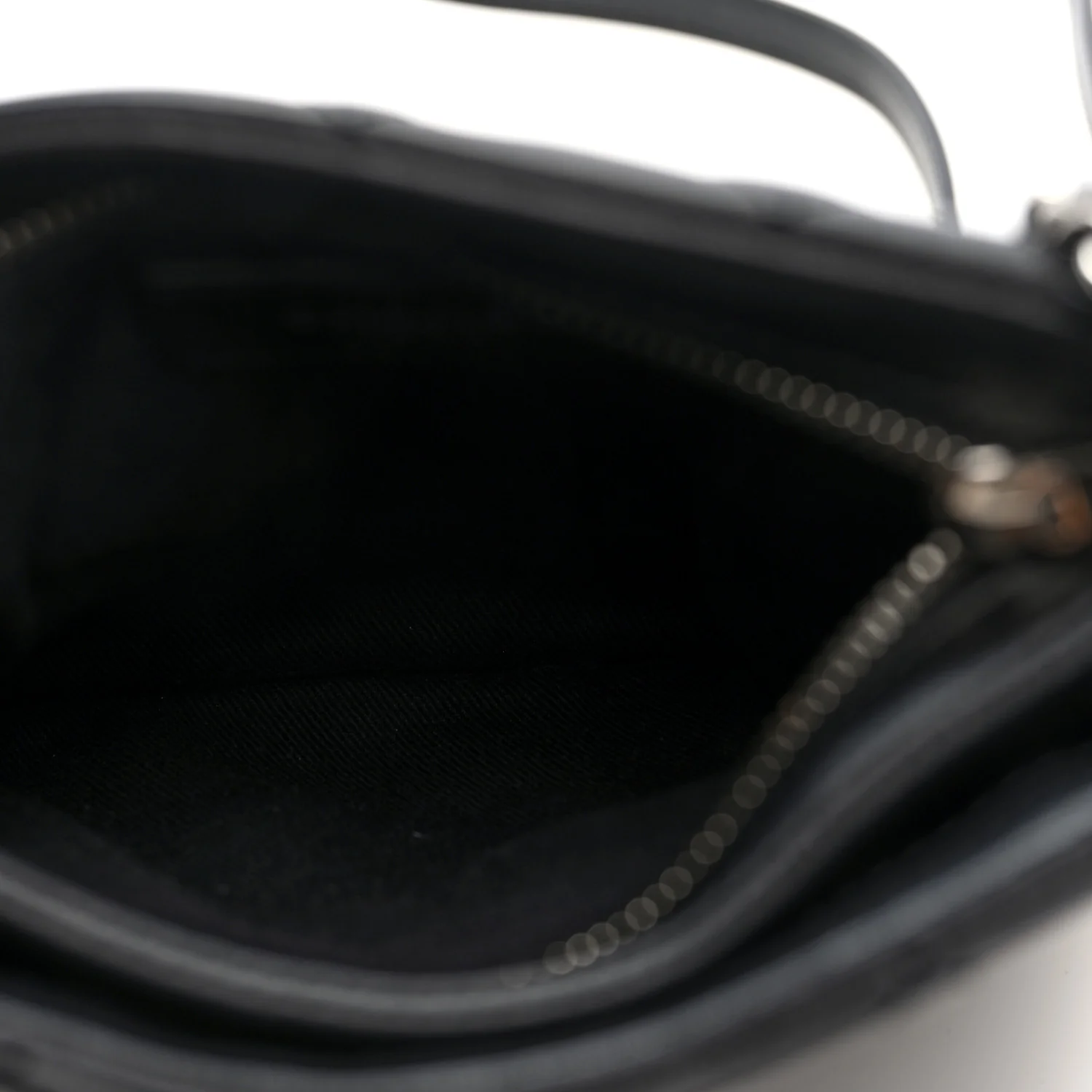 Lambskin Quilted Crossbody Bag Black