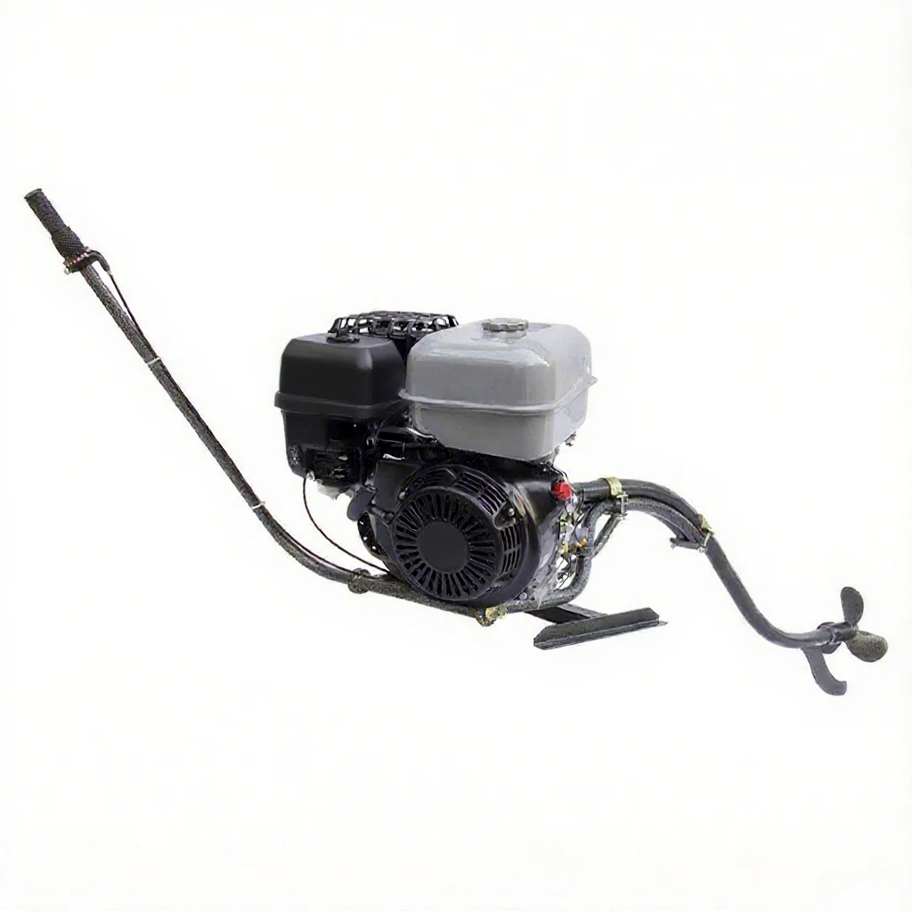 Moteur hors-bord 4 temps 15 CV, 420 cm³, monocylindre 6 L, pour bateaux de pêche, grande capacité, vitesse jusqu'à 20 km/h à 3 600 tr/min.