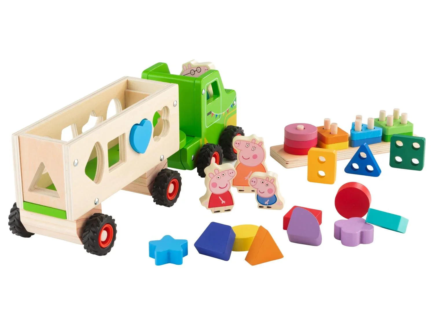Camion en bois Peppa Pig