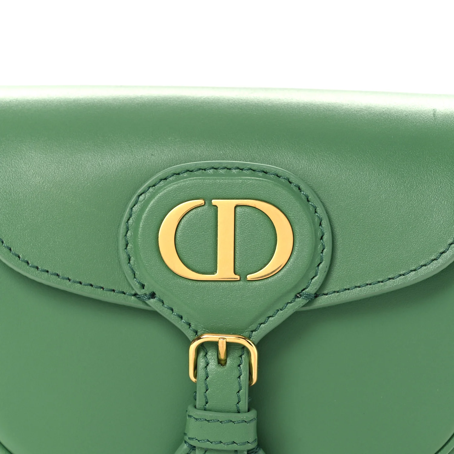 Box Calfskin Micro Bobby Bag Sage Green