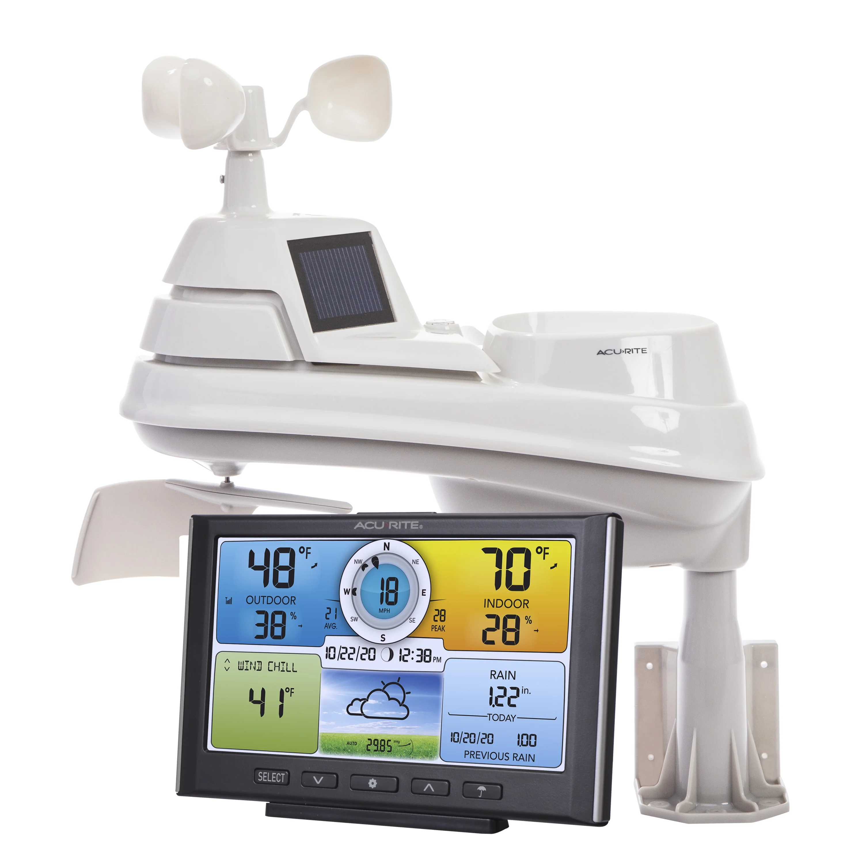 Iris? (5-in-1) Wireless Home Weather Station, Indoor/Outdoor Temperature, Humidity, Wind, and Rain (01529M)(Weather Station) - Image 8