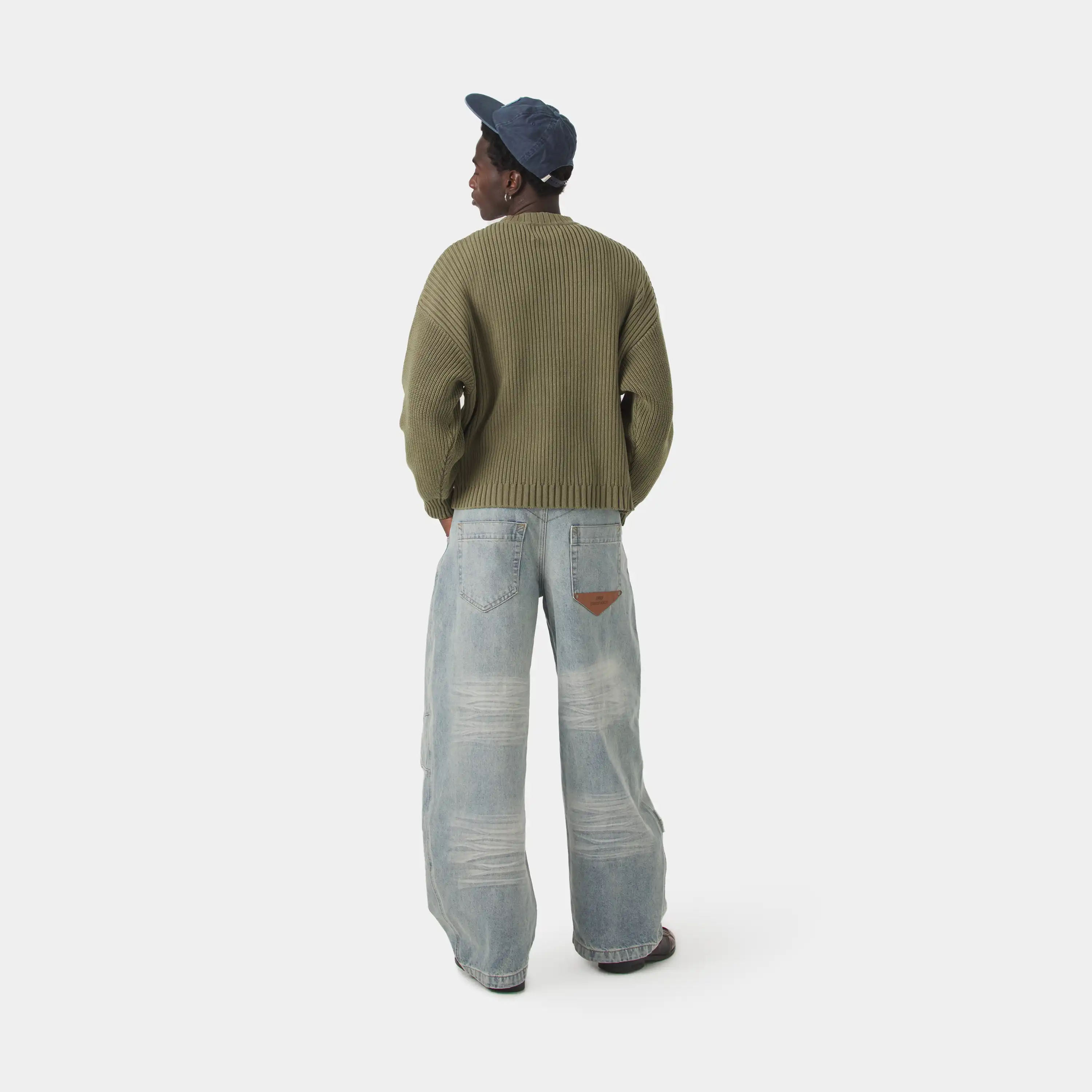 Yoss Olive Knit Sweater