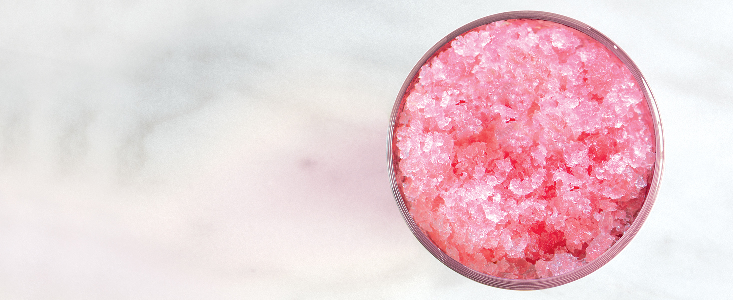 red frozen drink