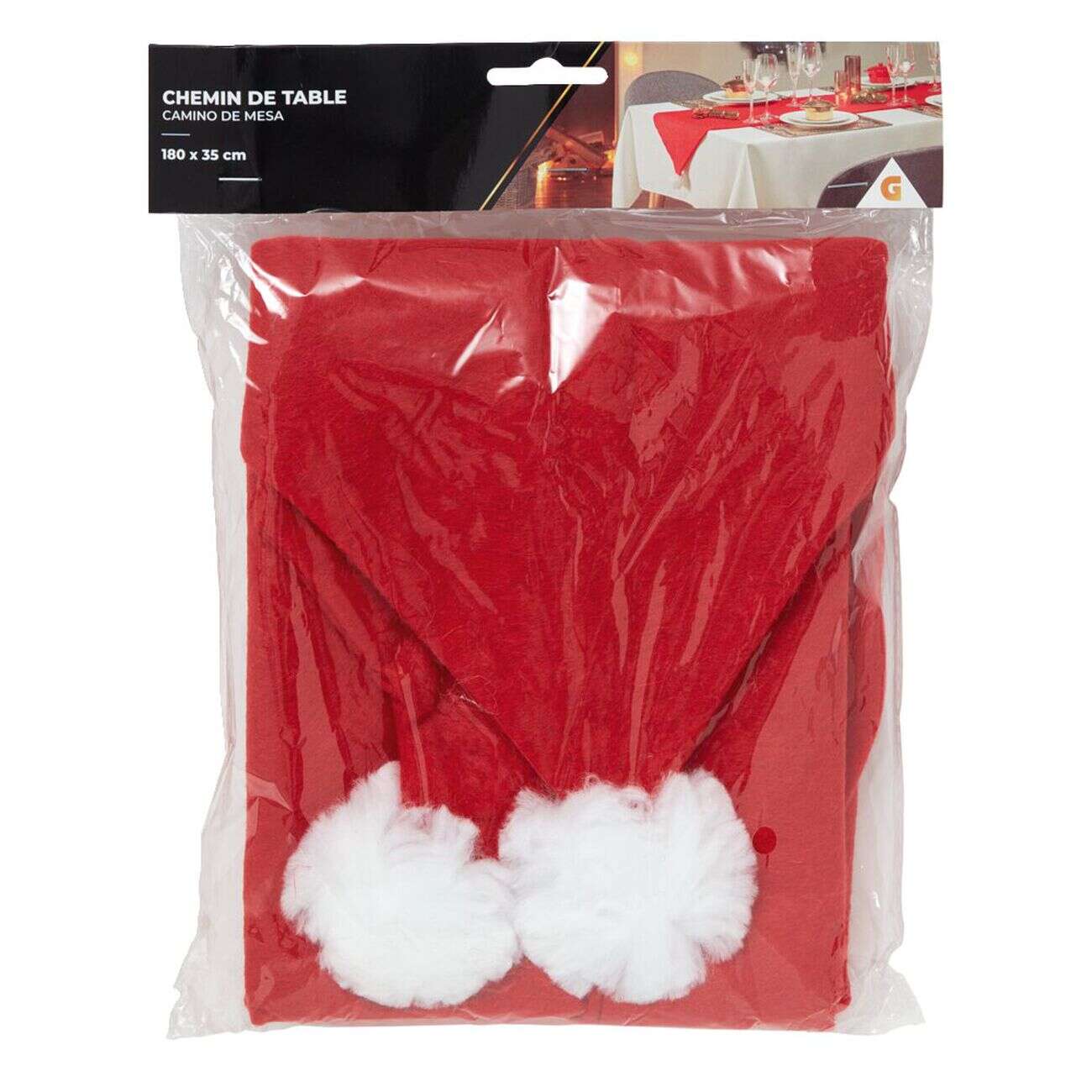 Chemin de table de Noël 35x180cm