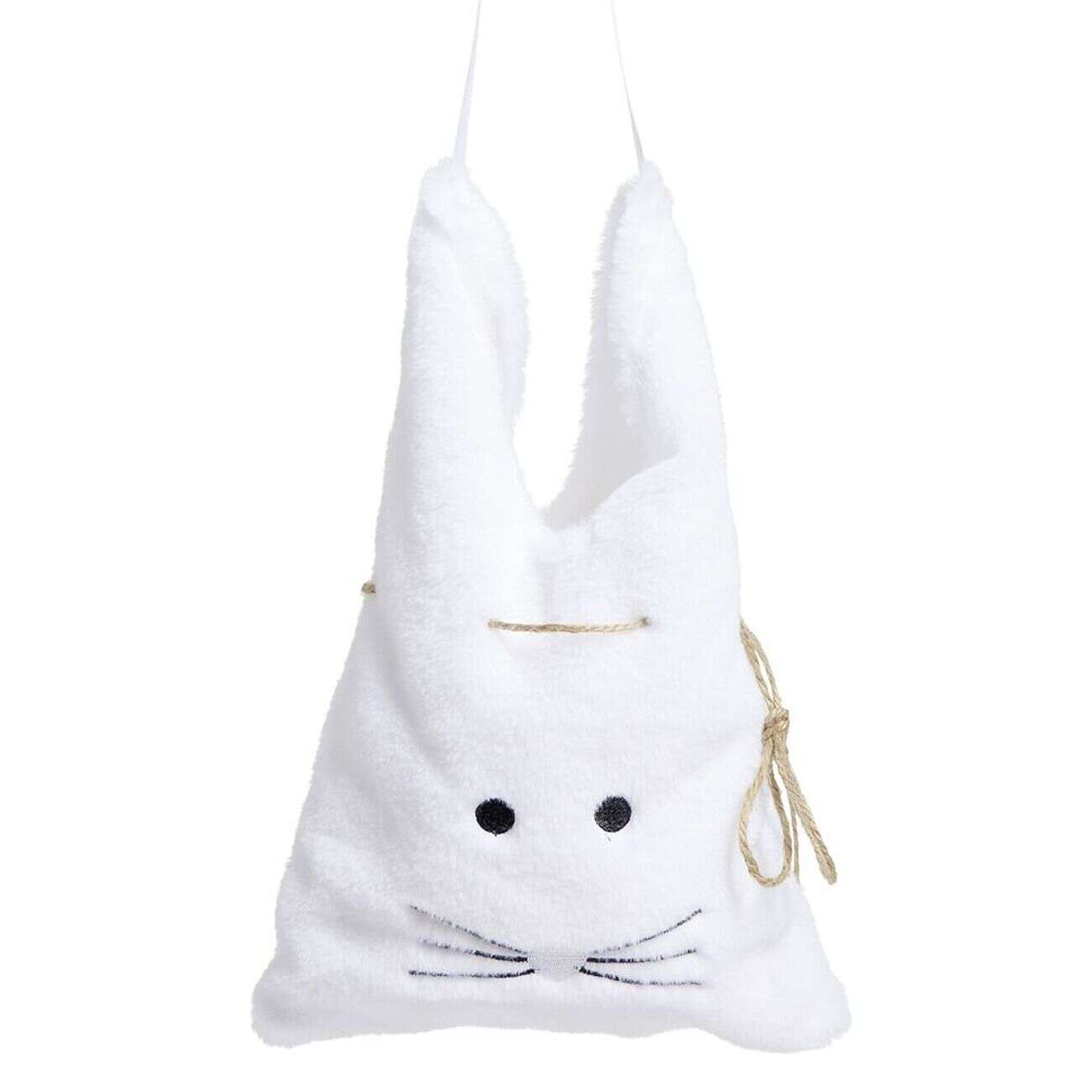 Sac de Pâques cabas peluche lapin