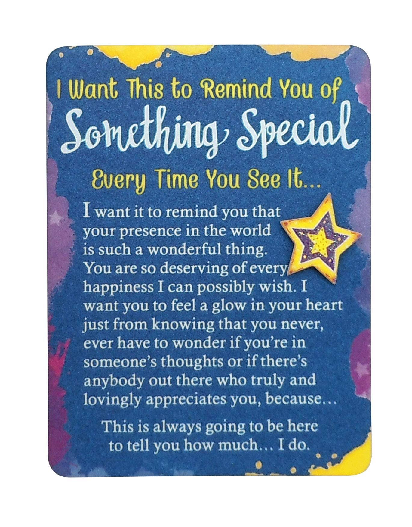 Blue Mountain Arts Miniature Easel Print with Magnet I Want This to Remind You of Something Special 4.9 x 3.6 in., Great Birthday, Christmas, or