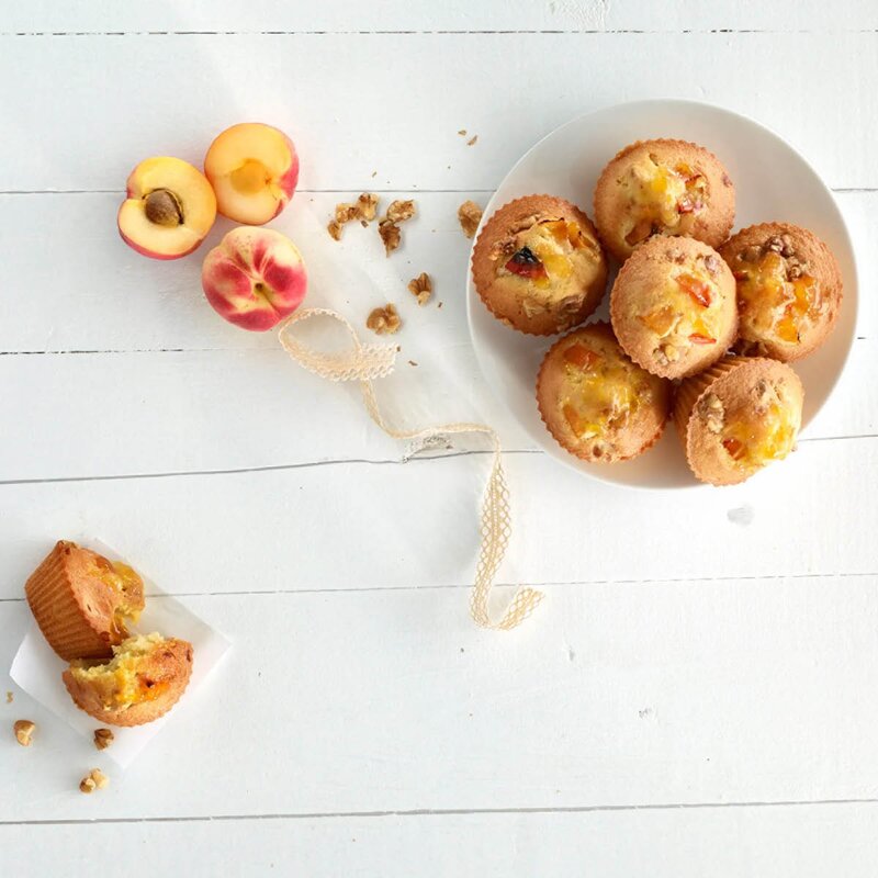 Muffinsformer i silikon 6 stk 7 cm rød