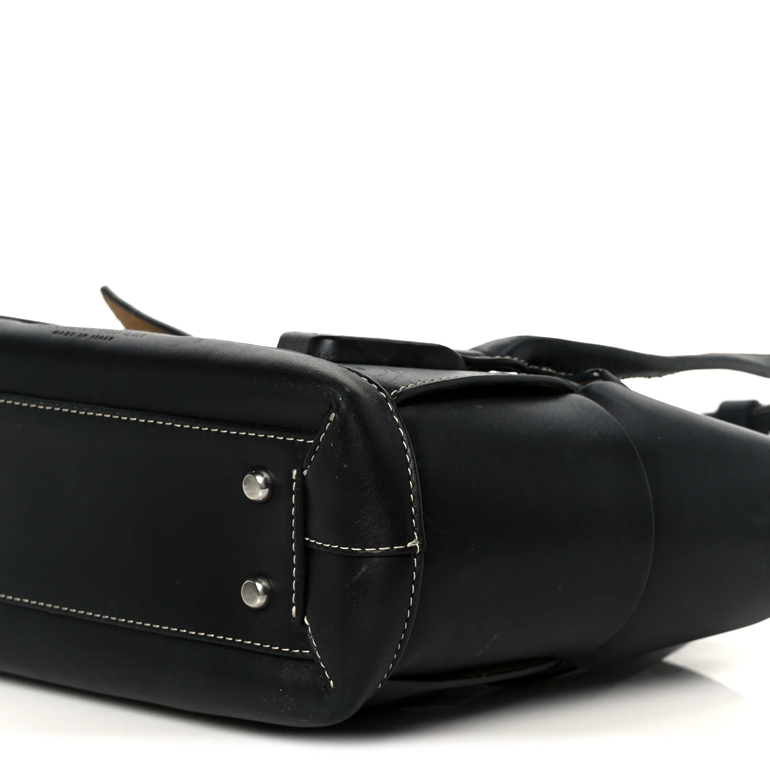 French Calfskin Maxi Intrecciato Arco 33 Black