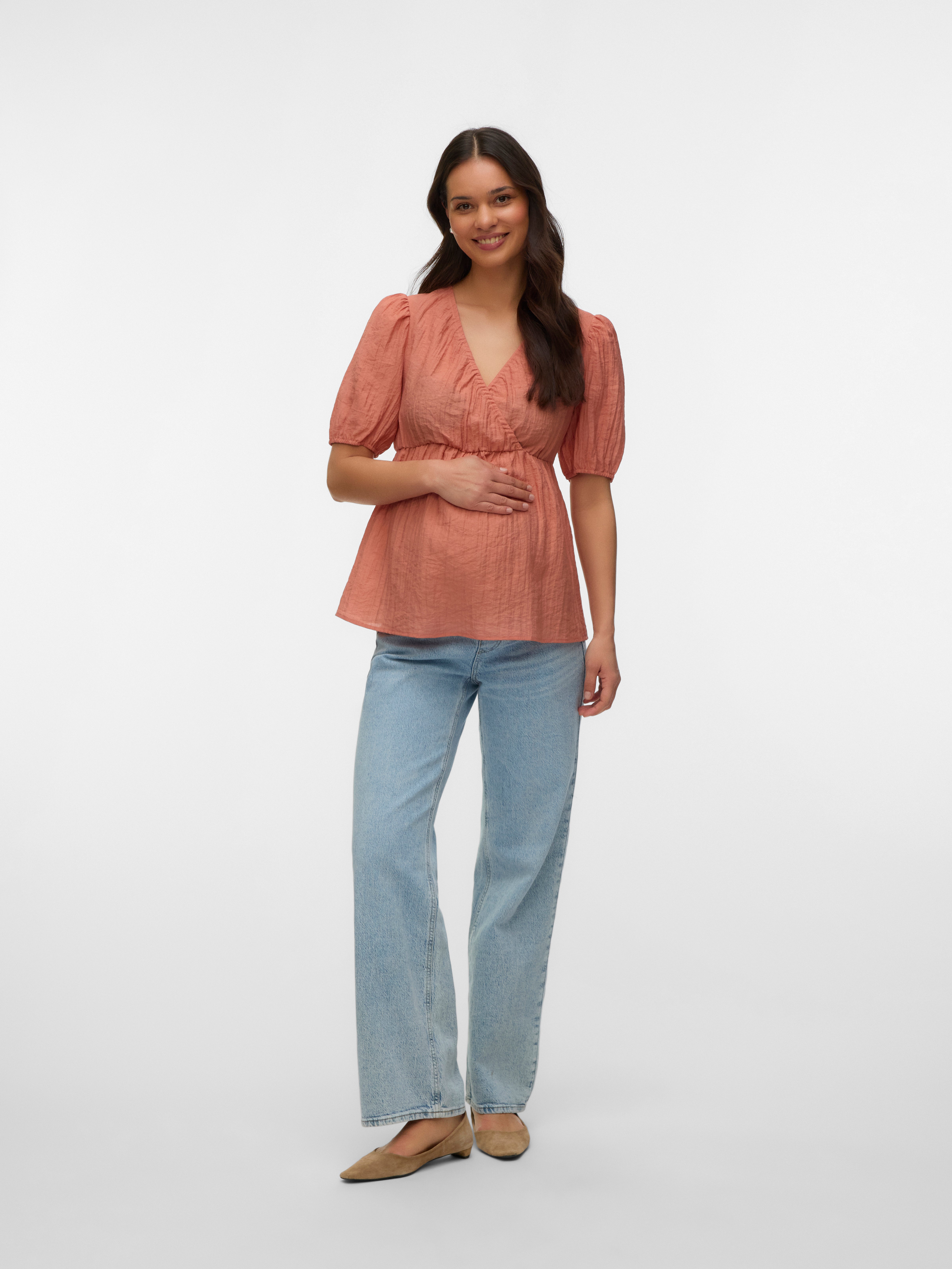 VERO MODA® Regular Fit V-Neck Top