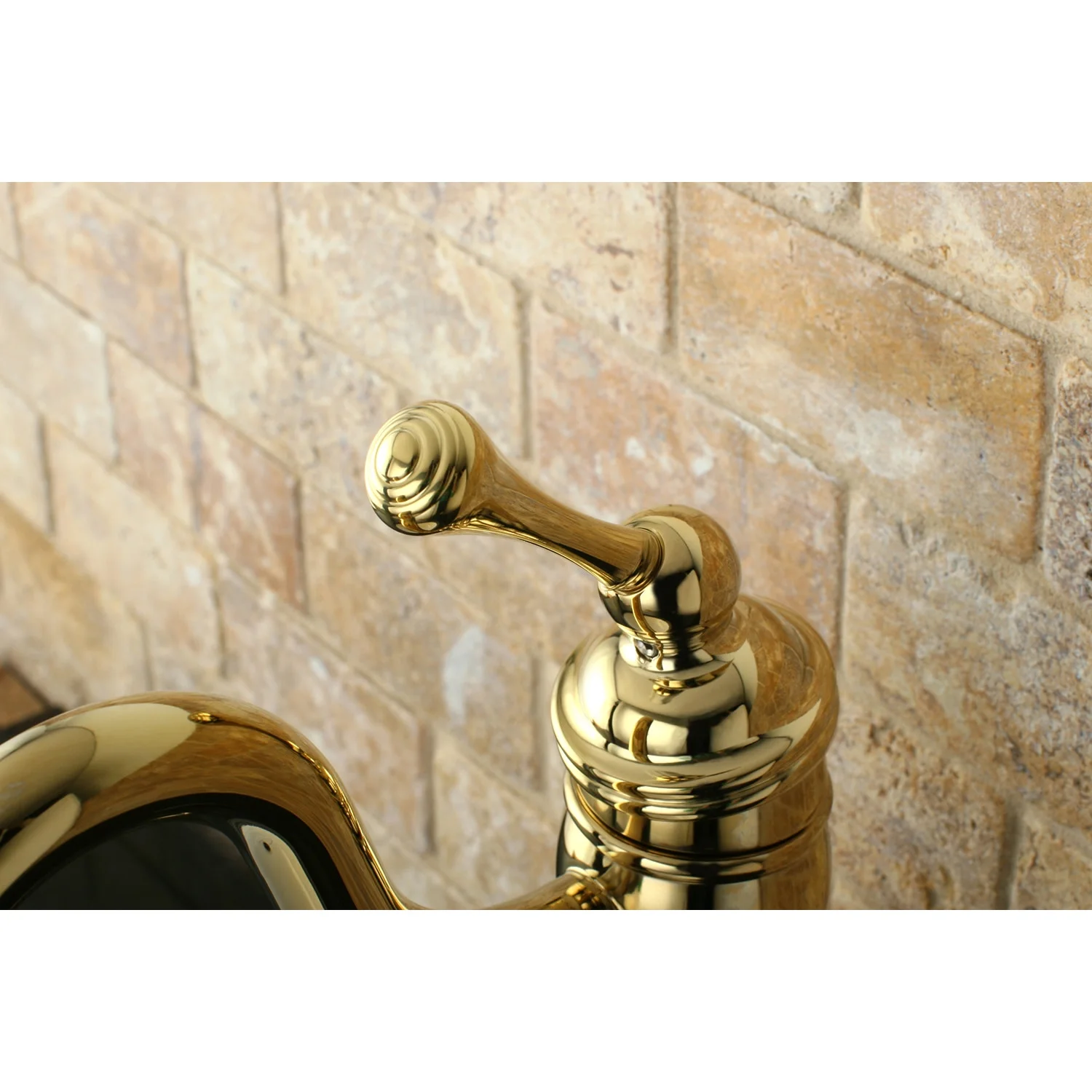 KB1422BL Vessel Sink Faucet, Polished Brass(Polished Brass) - Image 6