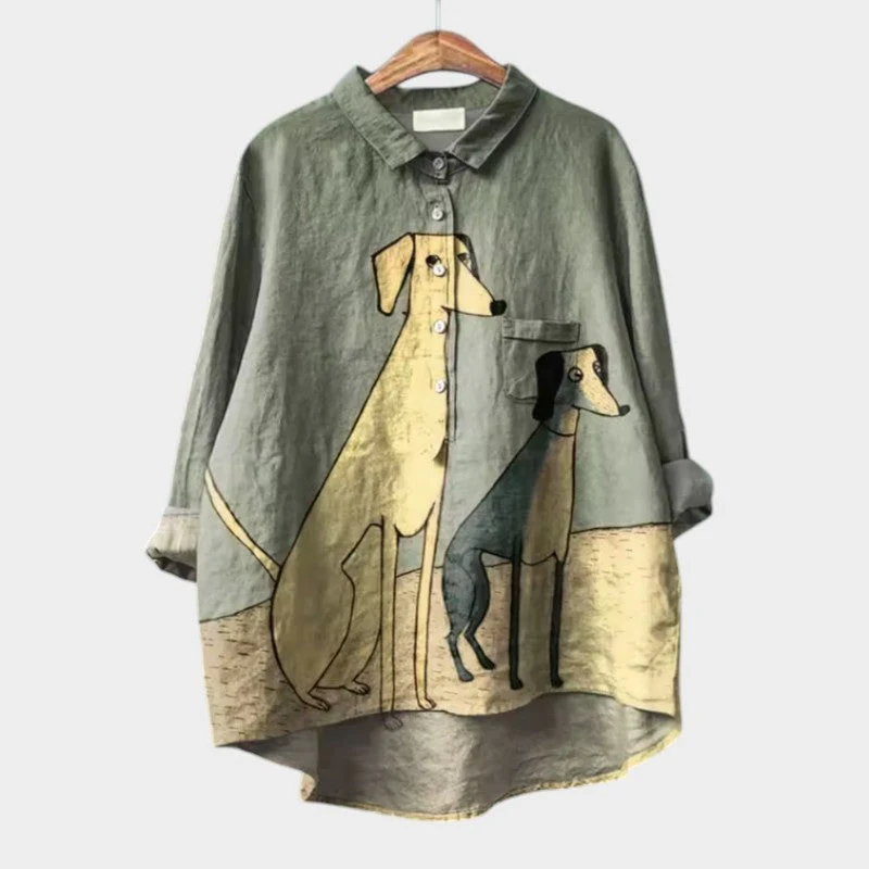 Constance | Élégante Blouse d'Été Linne