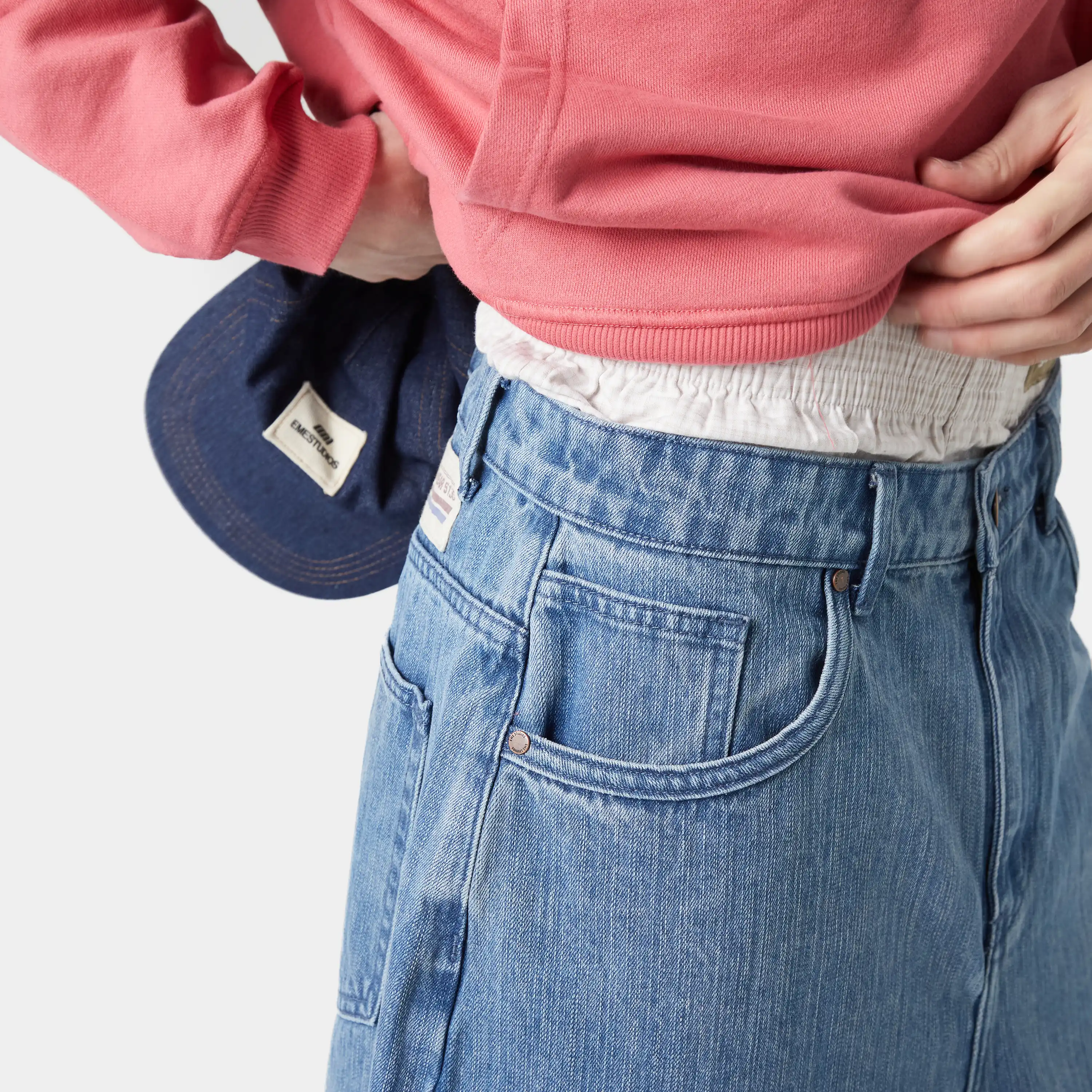 Andy Scratch Denim Jorts