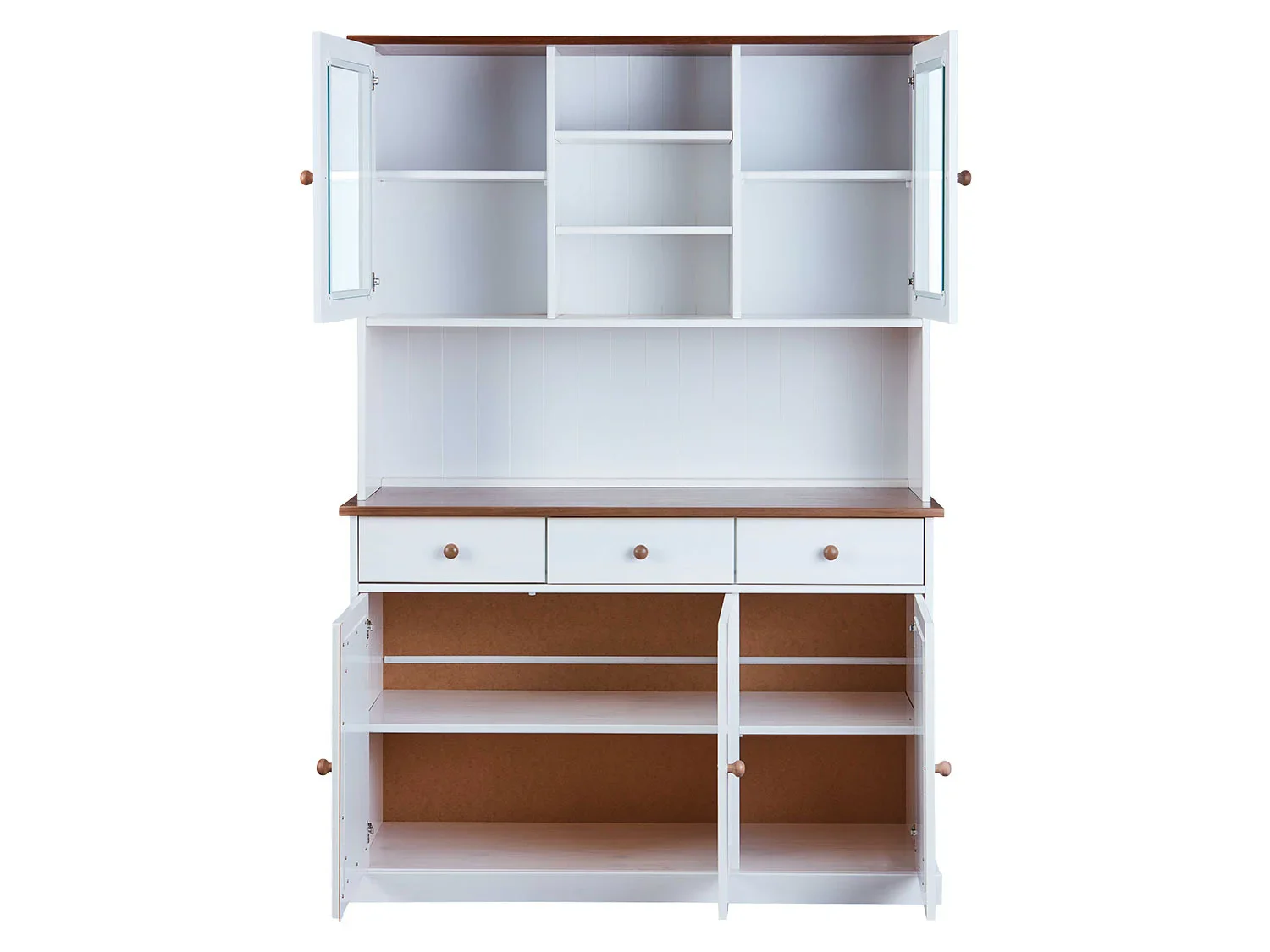 Inter Link Commode haut de gamme style campagnard, bois de pin