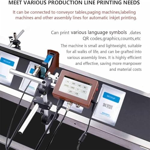Automatic Inkjet Coding Machine for Date, Batch, Barcode, Logo Marking on Various Products (12.7mm)