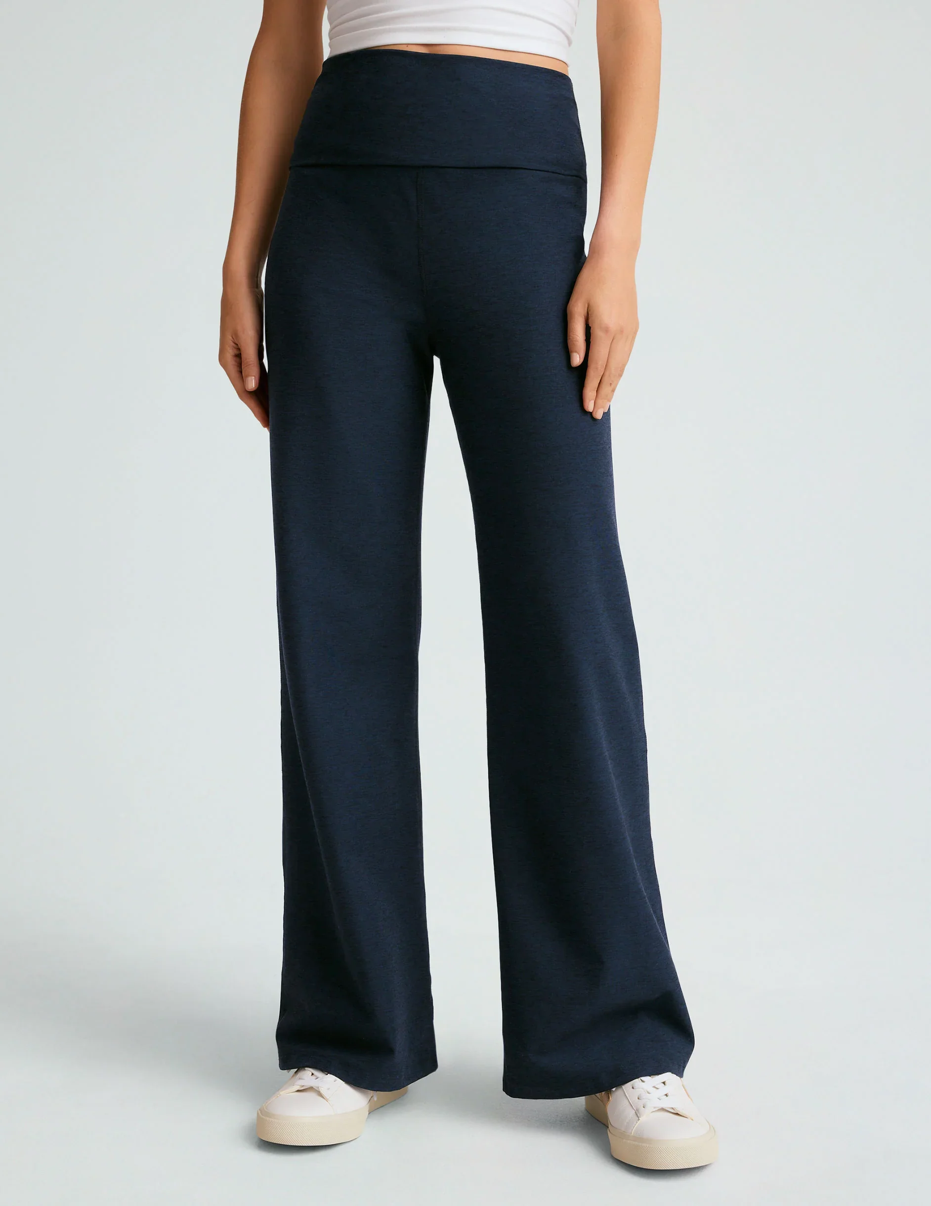Spacedye™ Foldover Wide Leg Pant