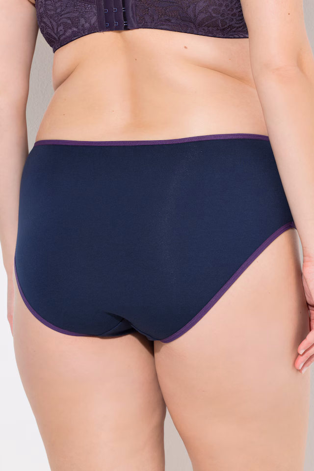 7 Pack Midi Briefs- Piping