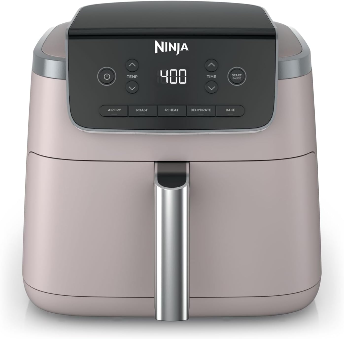 Ninja Air Fryer Pro, 5 Qt, 4-in-1, Gray, AF141| Air fry, roast, reheat, dehydrate, 1750W, 400F max, Fits 4 lbs fries, Nonstick basket, Dishwasher-safe