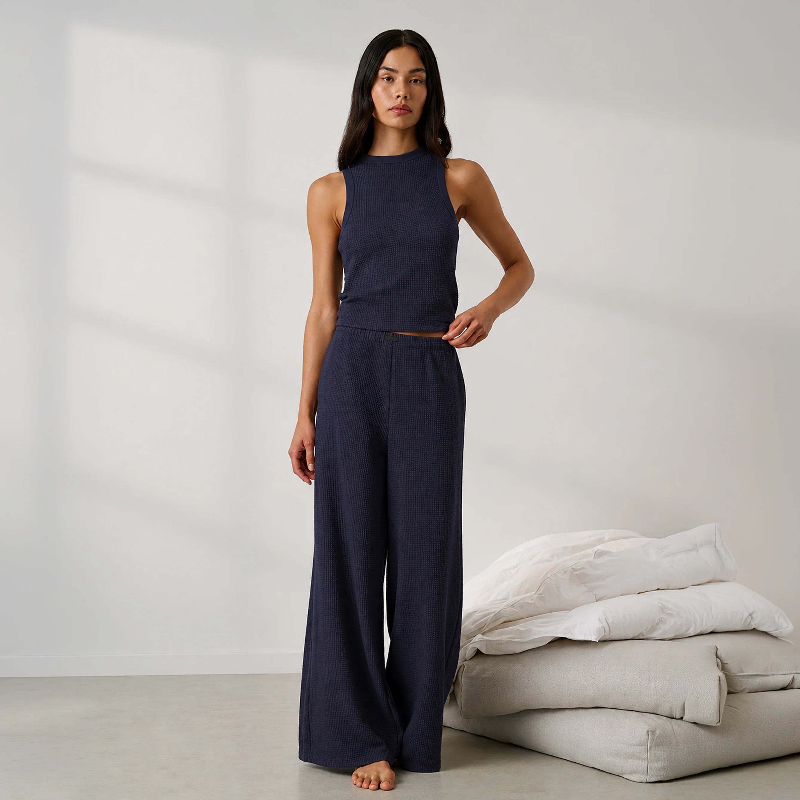Organic Cotton Seersucker Pant