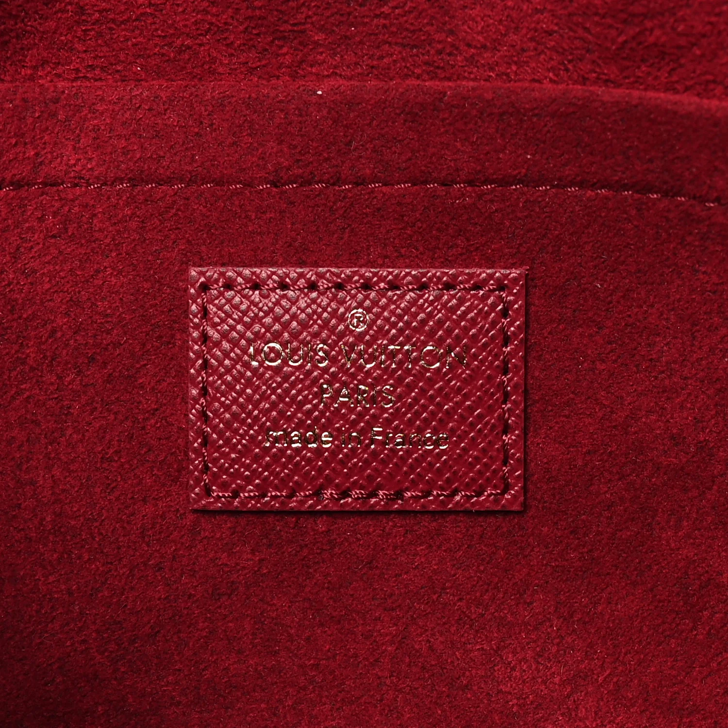 Monogram Pochette Felicie Chain Wallet Fuchsia