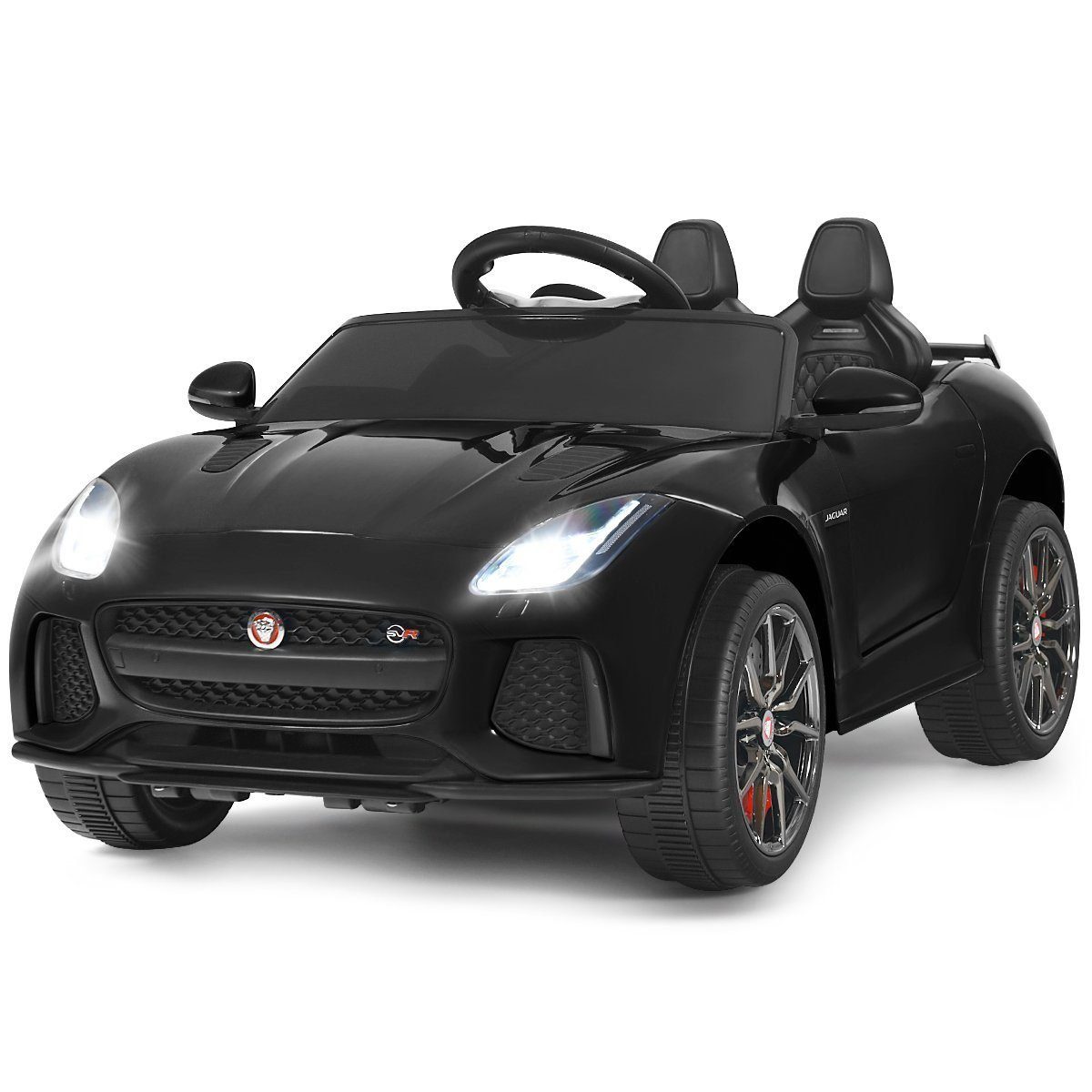 COSTWAY Elektro-Kinderauto Jaguar, avec appareils et musique