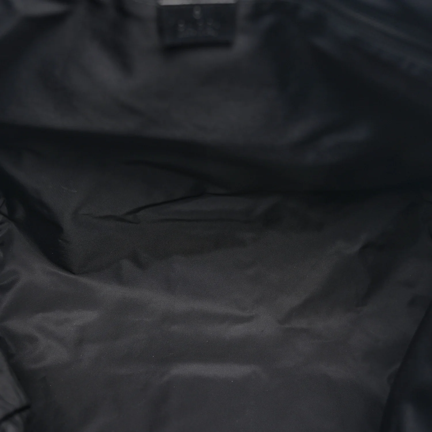 Techno Canvas Web Single Buckle Tote Black