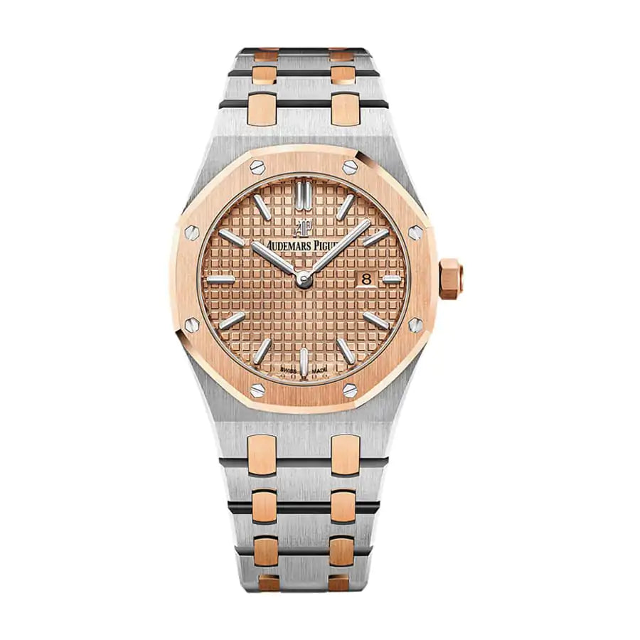 [Super Clone]Audemars Piguet Two Tone 33MM Royal Oak Automatic Watch for Womens