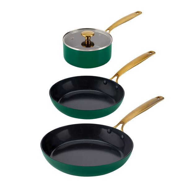 Element gryte- og pannesett 4 deler holly green