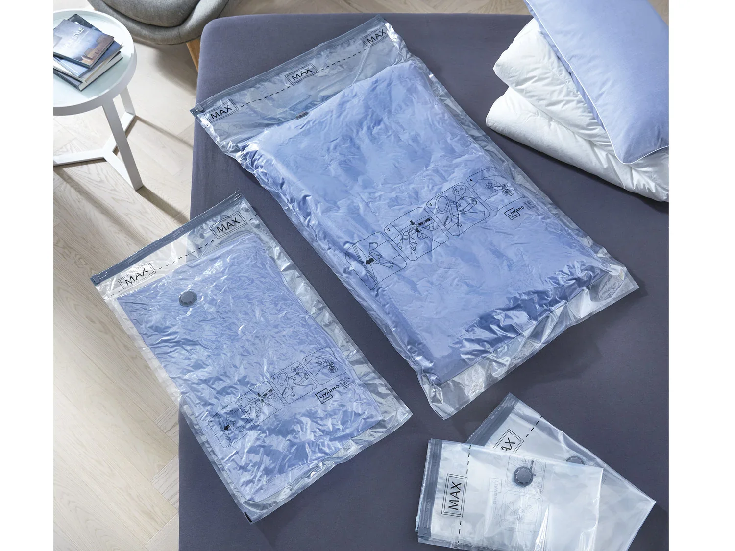 LIVARNO home Set de 10 housses de rangement sous vide