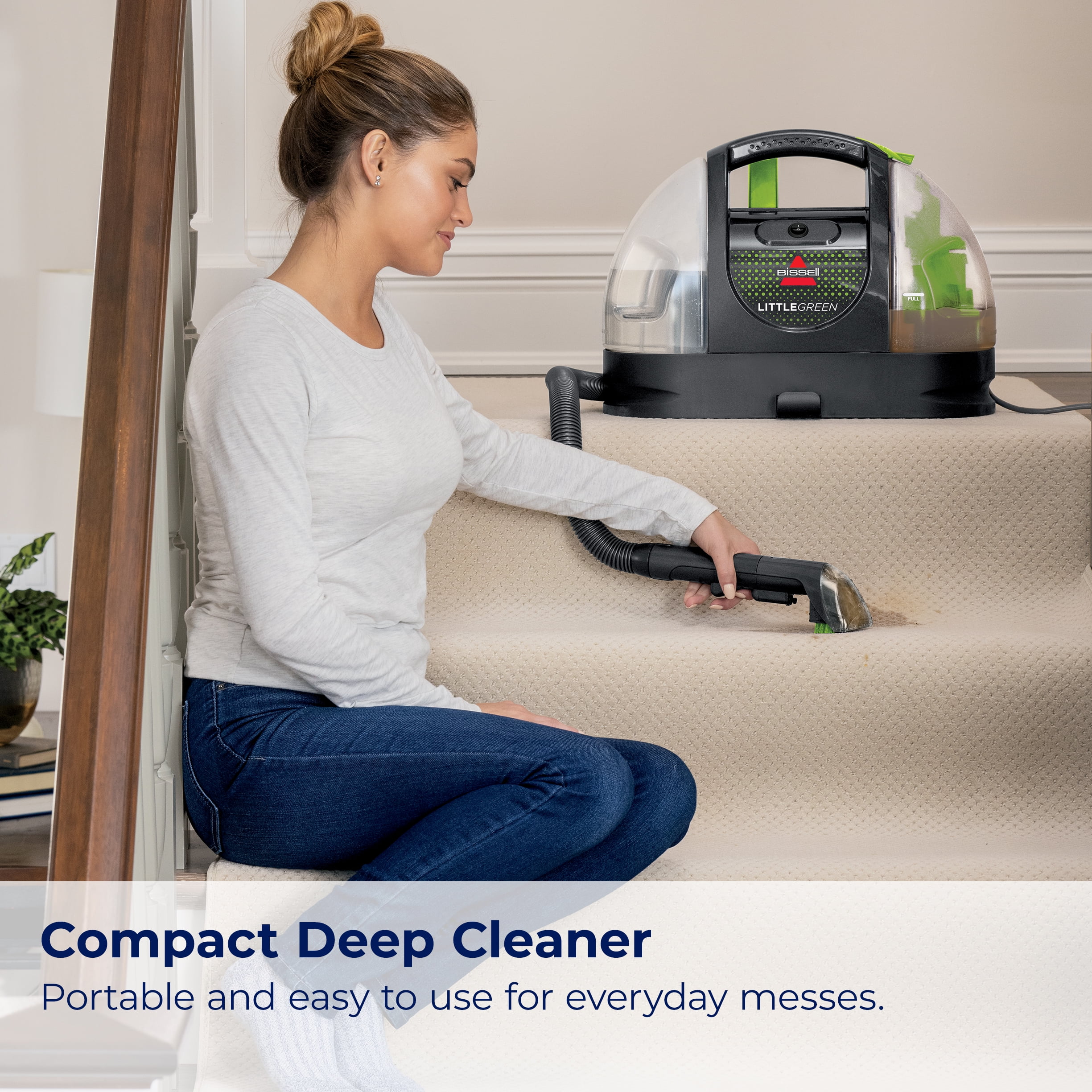 Little Green Portable Deep Cleaner, for Carpet, Upholstery, and Auto, Lightweight, Strong Suction, Large Tank Capacity, 3369, Green( Little Green? Portable) - Image 9