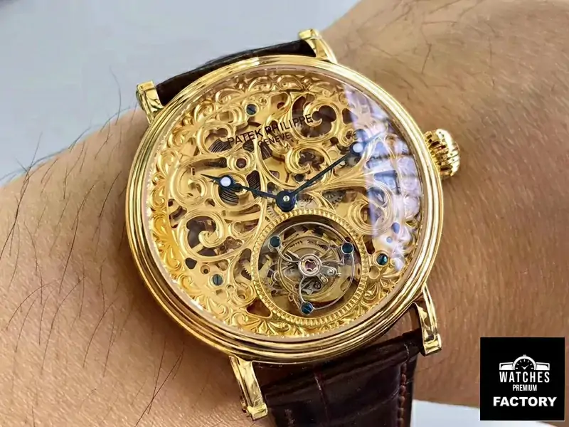 Patek Philippe Tourbillon Yellow Gold Skeleton Dial