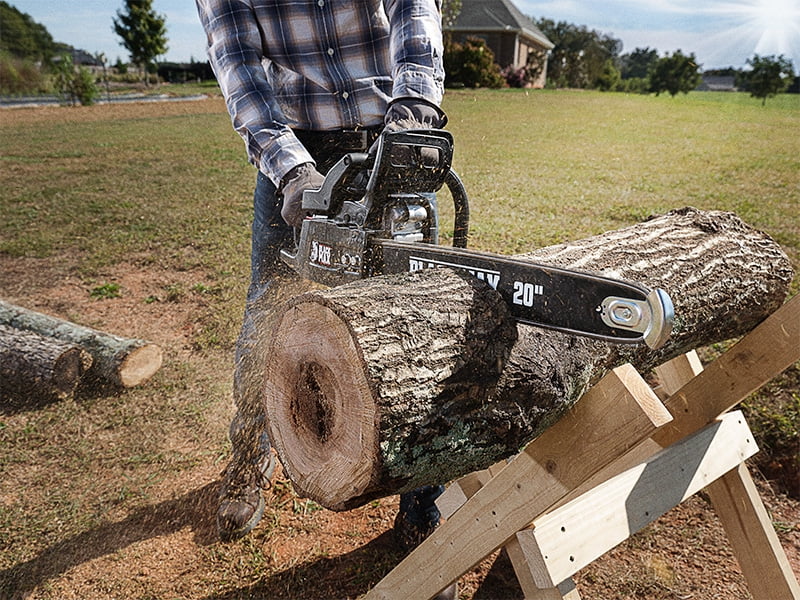 Black Max 20 - Inch Gas Chainsaw 50cc 2 - Cycle Engine
