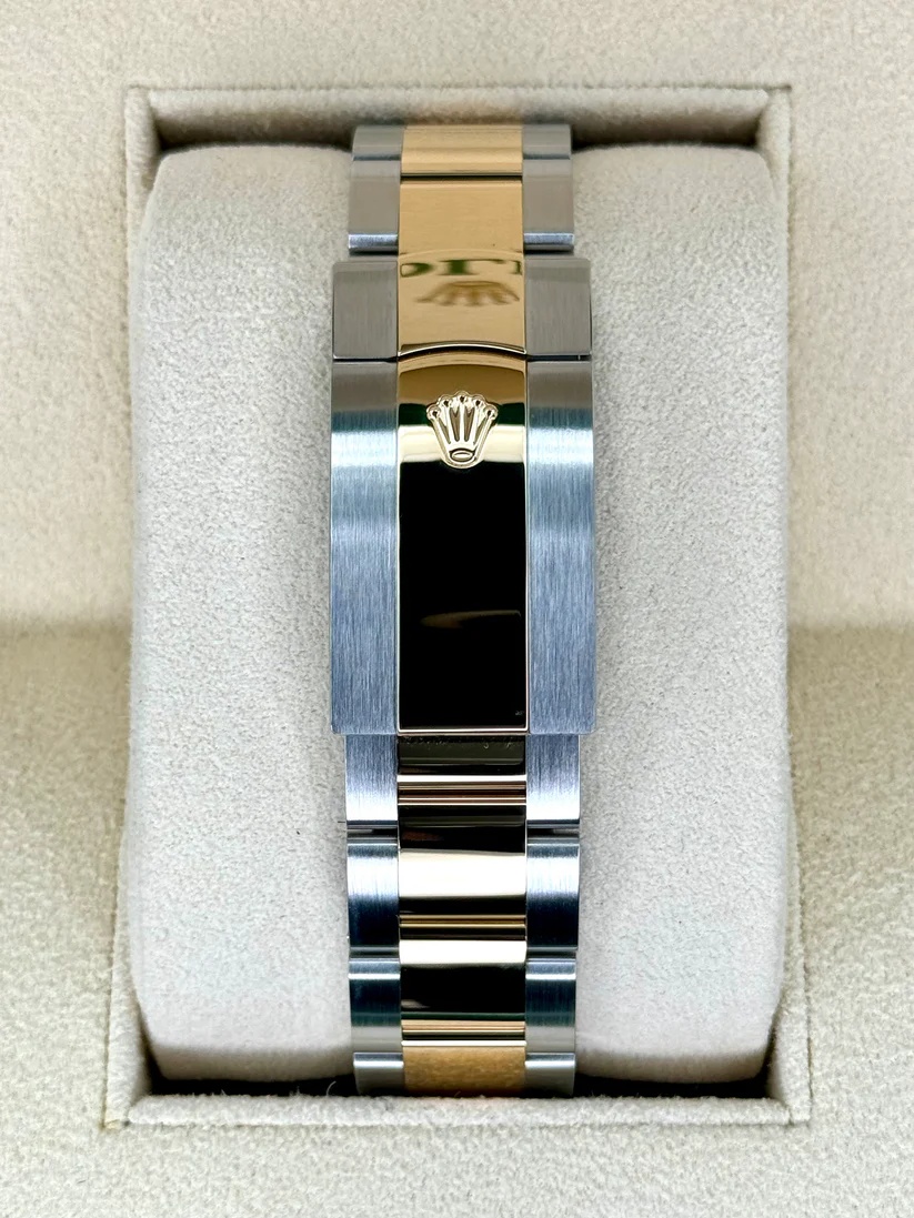 [Super Clone]RLX  Sky-Dweller 42mm Two-Tone Yellow Gold Black Dial Oyster - 336933 - New 2025