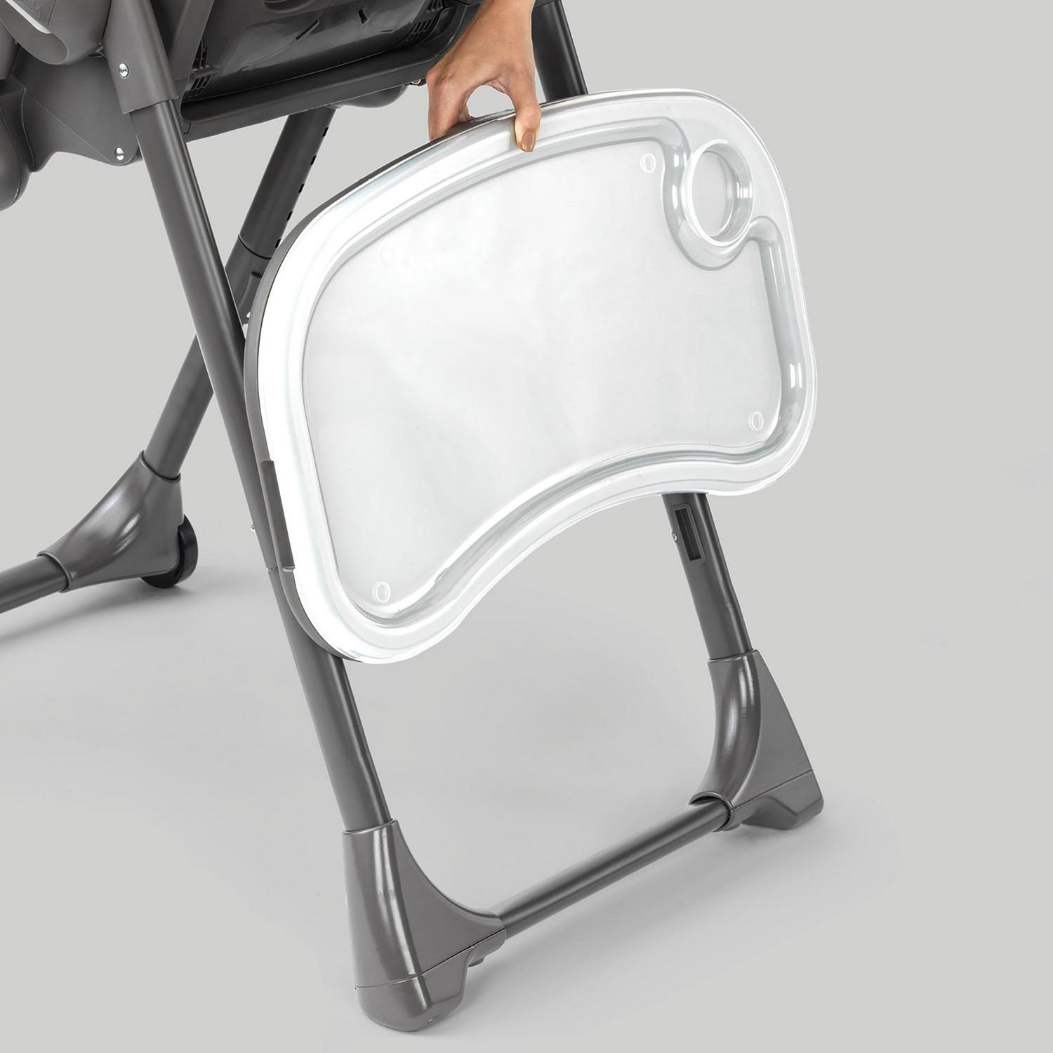 Chicco Polly Space - Saving Fold Easy Clean Highchair - Taupe (Beige). New