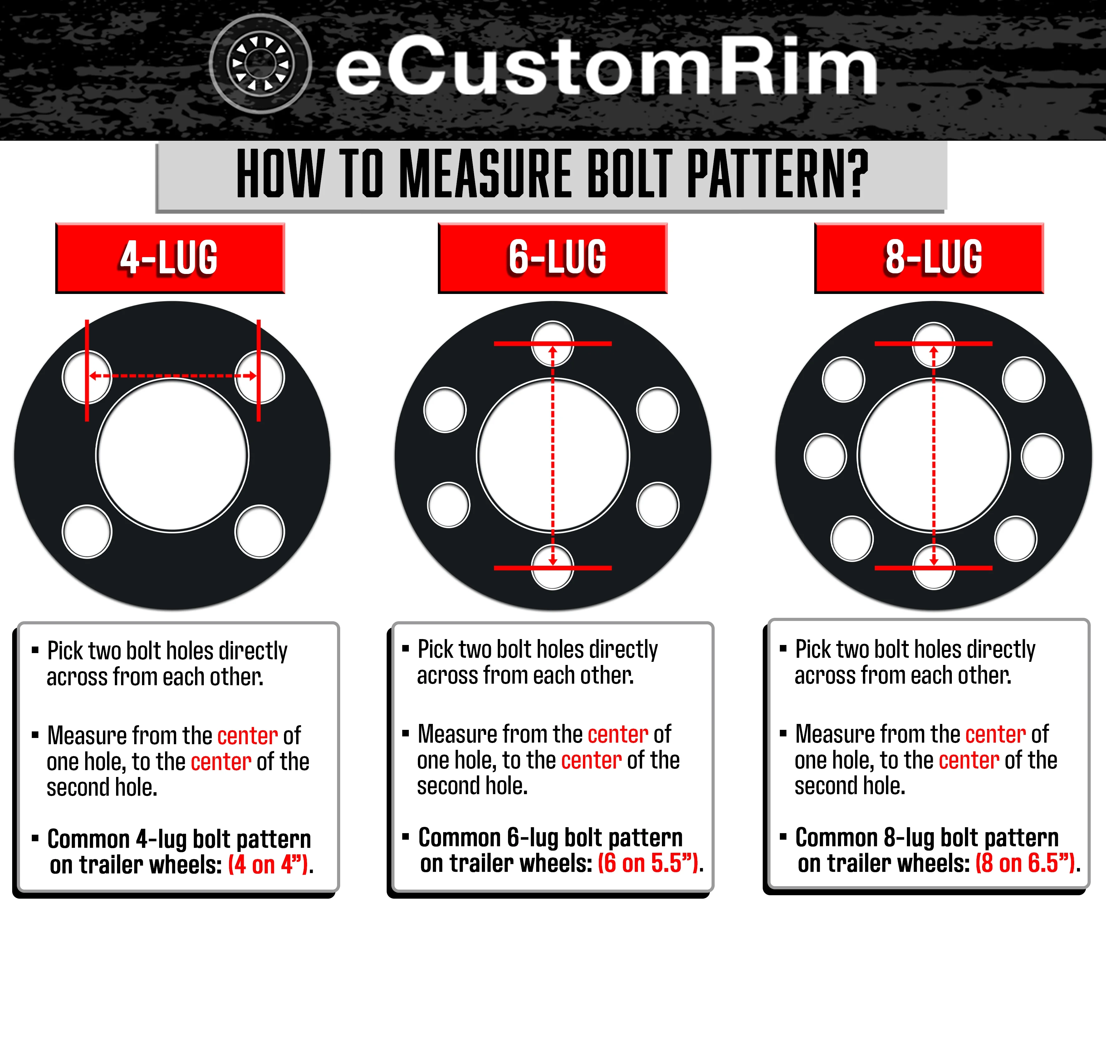 Ecustomrim 2 - Pack Trailer Tires on Rims 4.80 - 12 480 - 12 4.80 x 12 Load B 4 Lug White Wheel