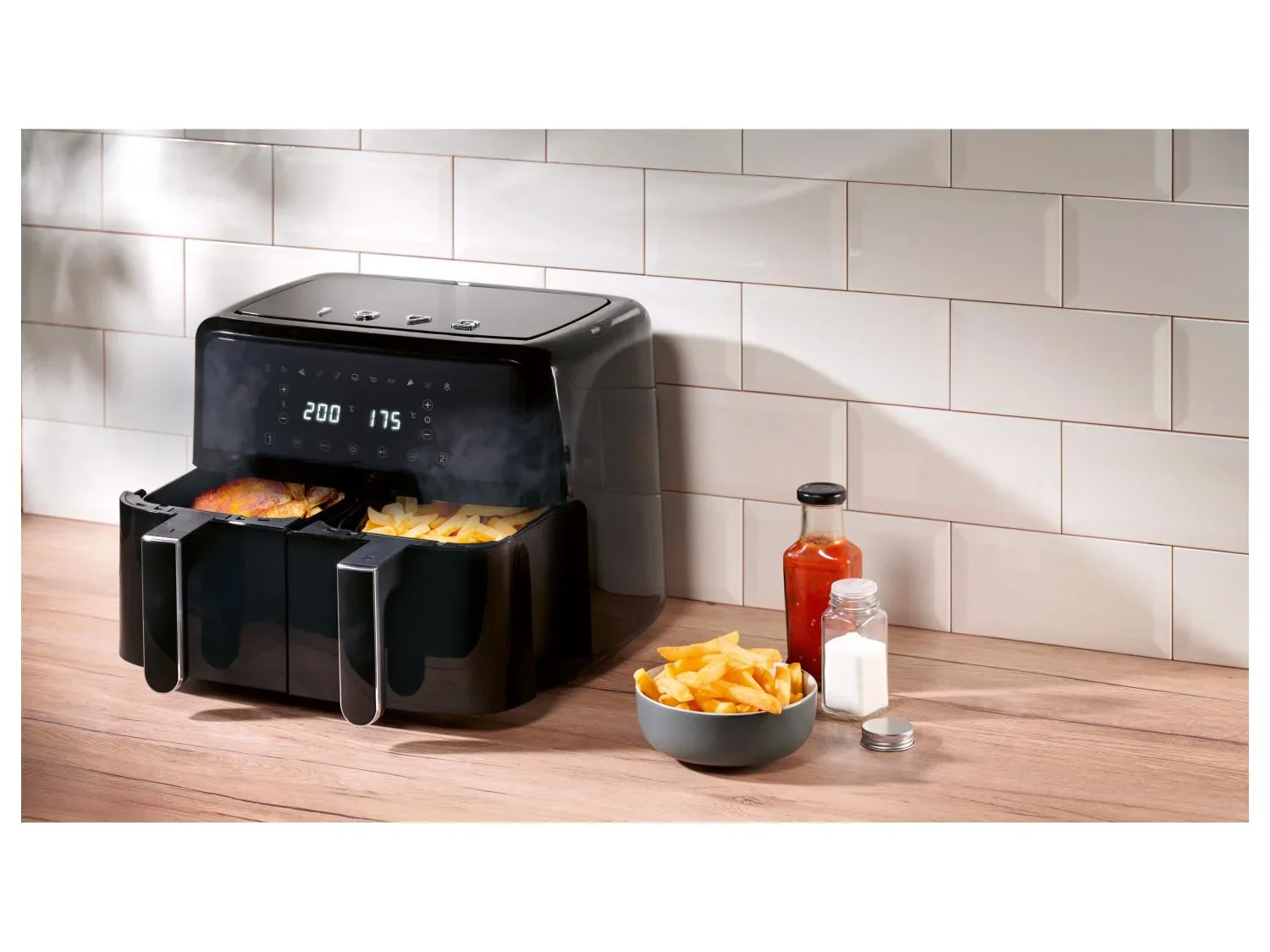 SILVERCREST Friteuse  air chaud double Retro 1973