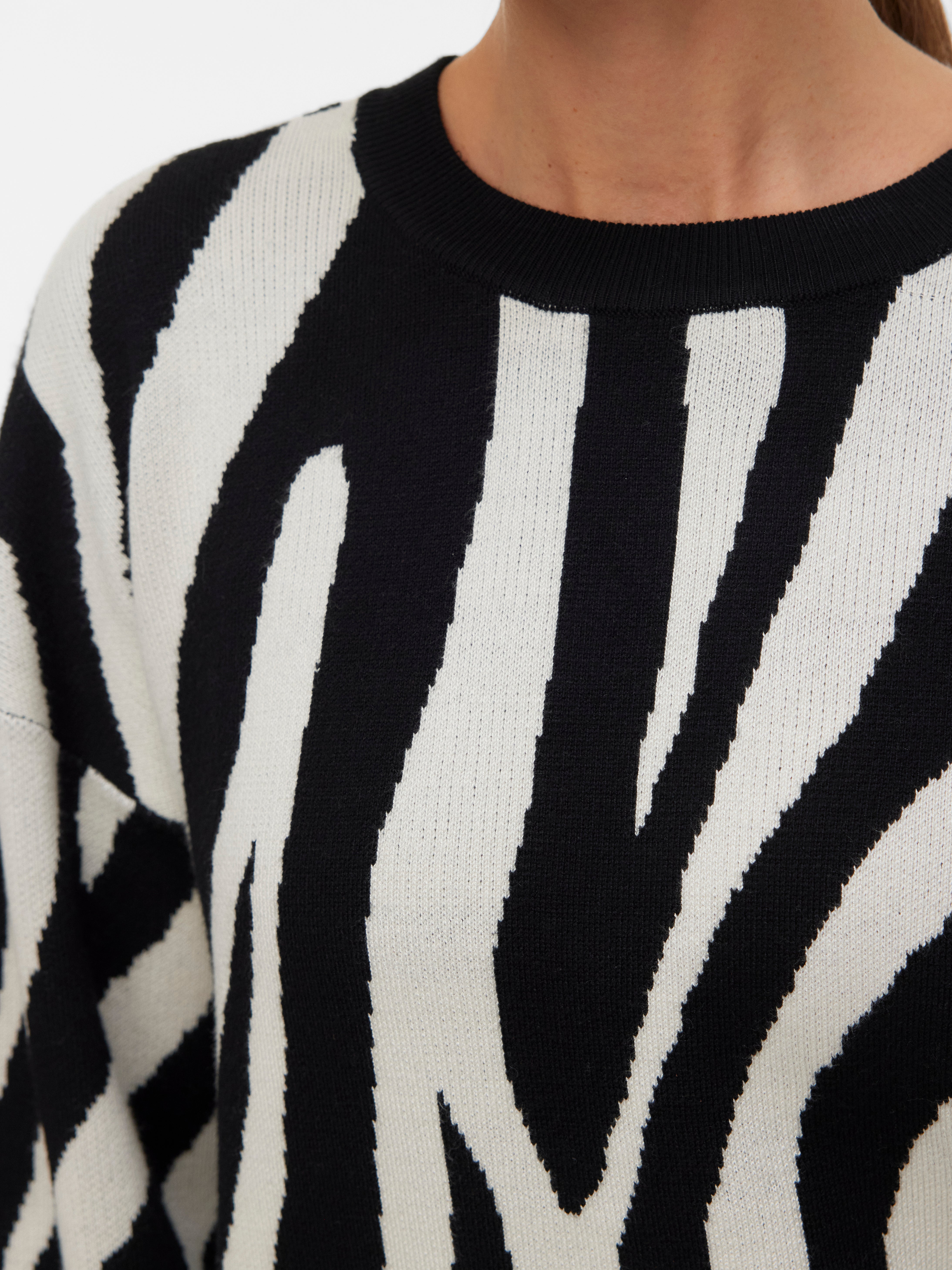 VERO MODA® VMSILJEANIMAL Knitted pullover