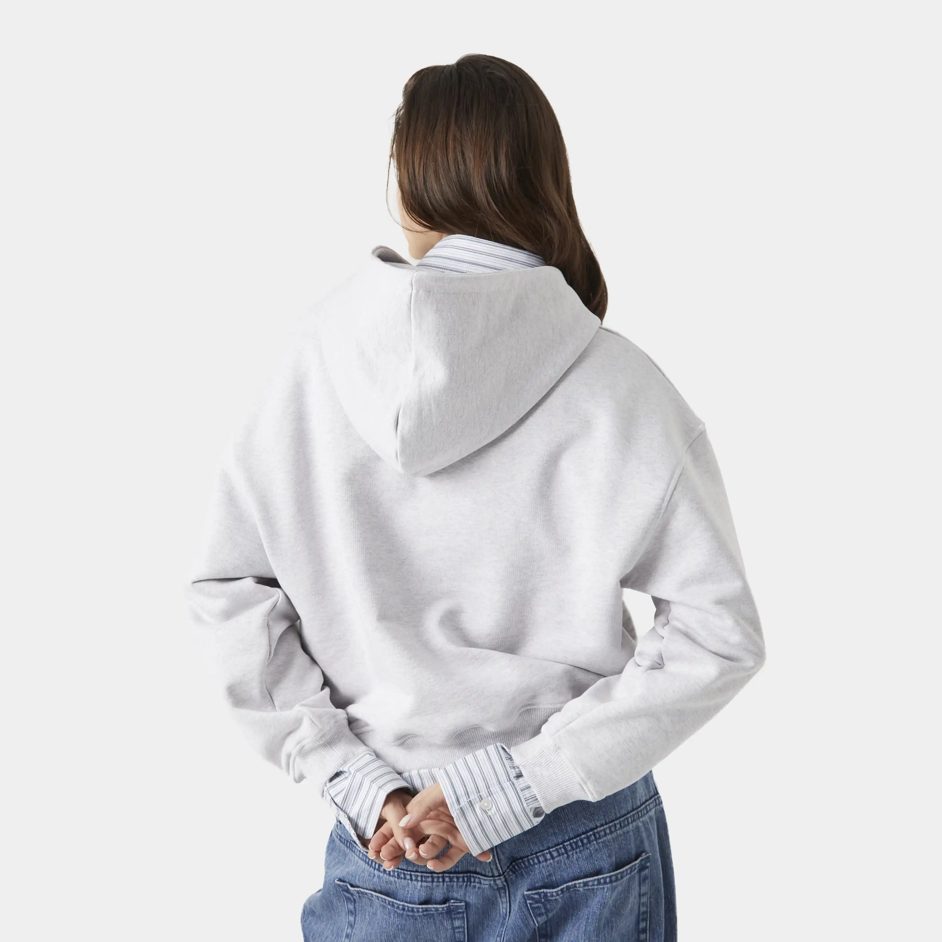 Boarding Pass Heather Grey Hoodie