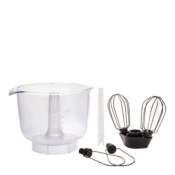 Bolle m/tilbehør 2,5L hvit