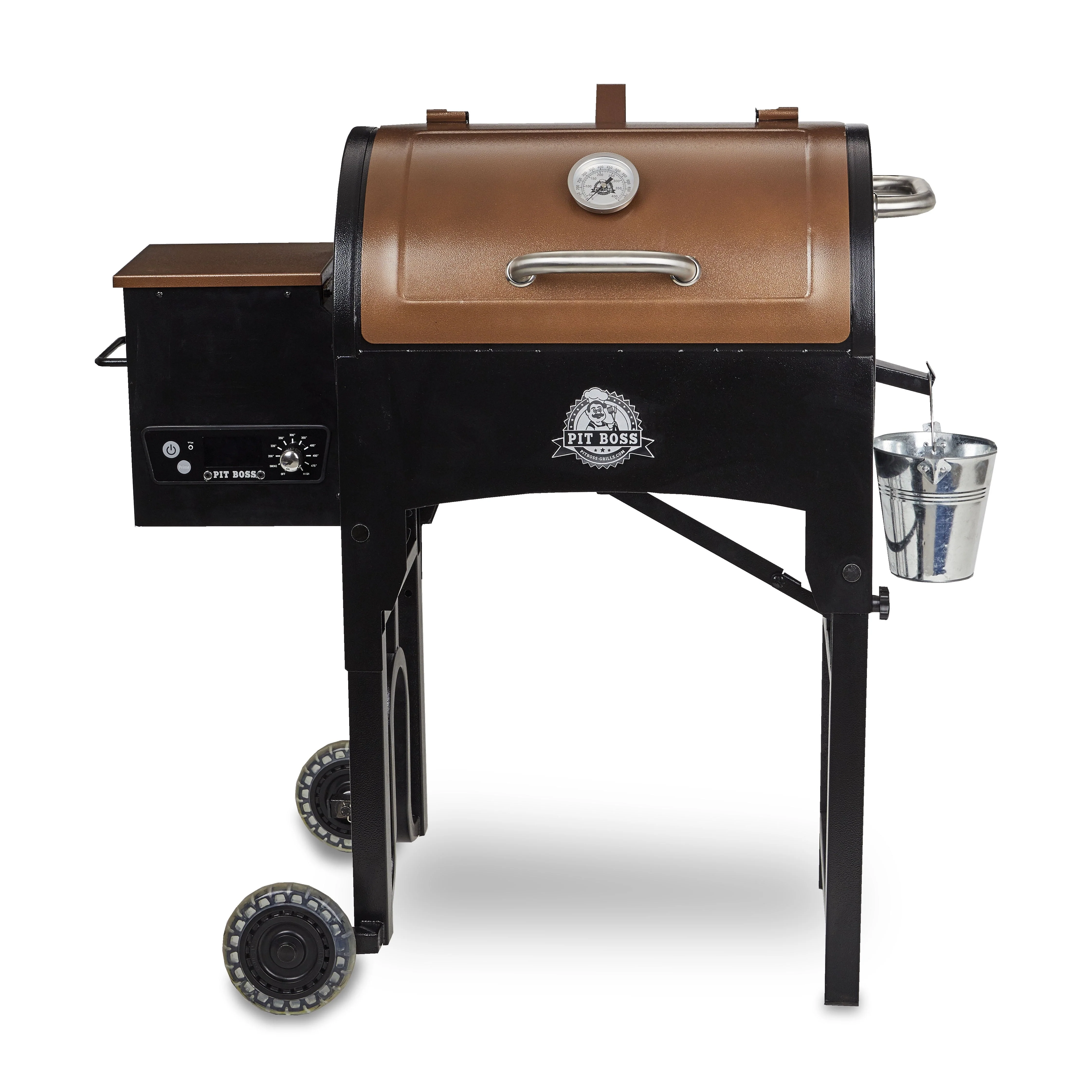 Pit Boss 340 Sq  in  Portable Tailgate, Camp Pellet Grill with Folding Legs