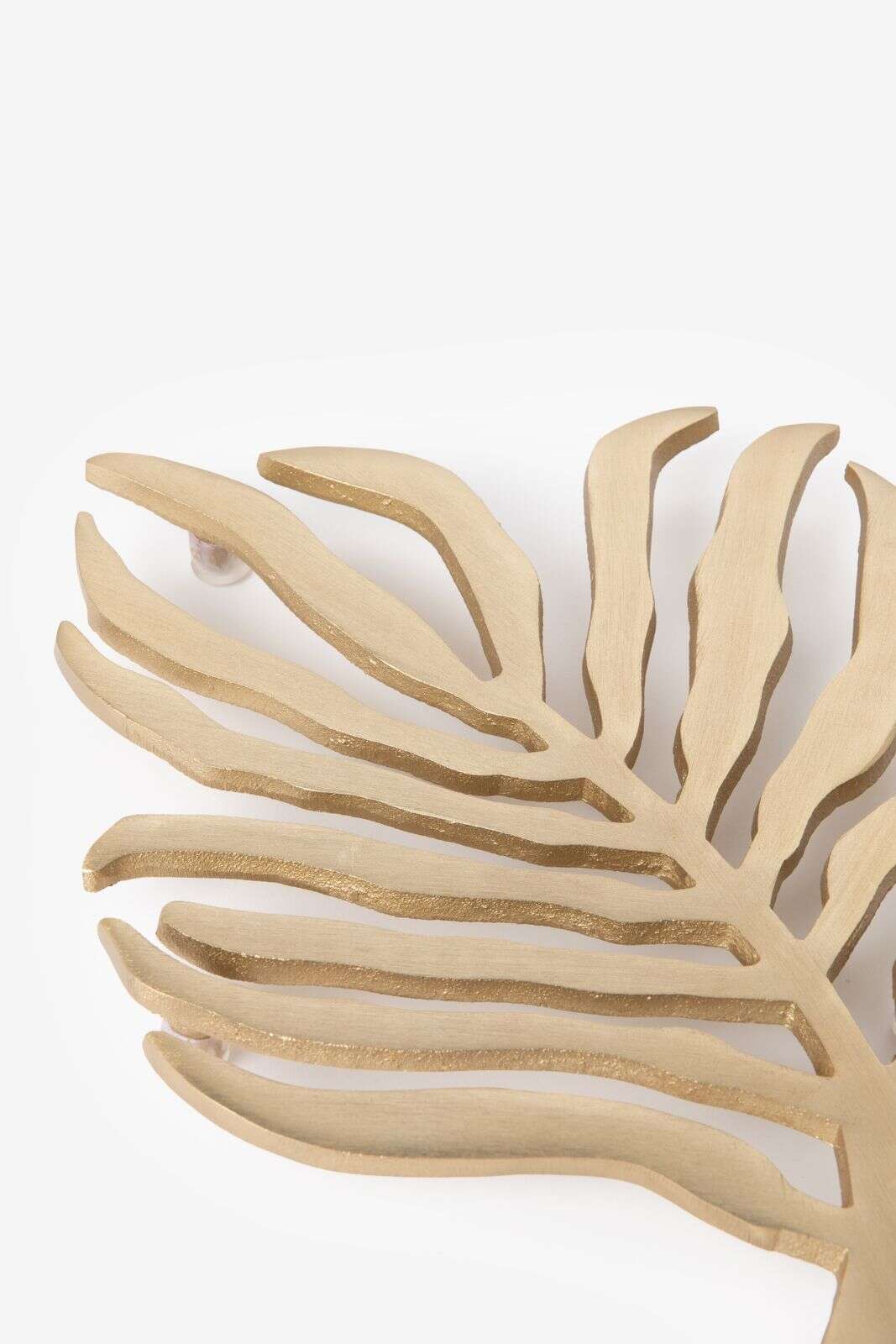 Goudkleurige onderzetter blad