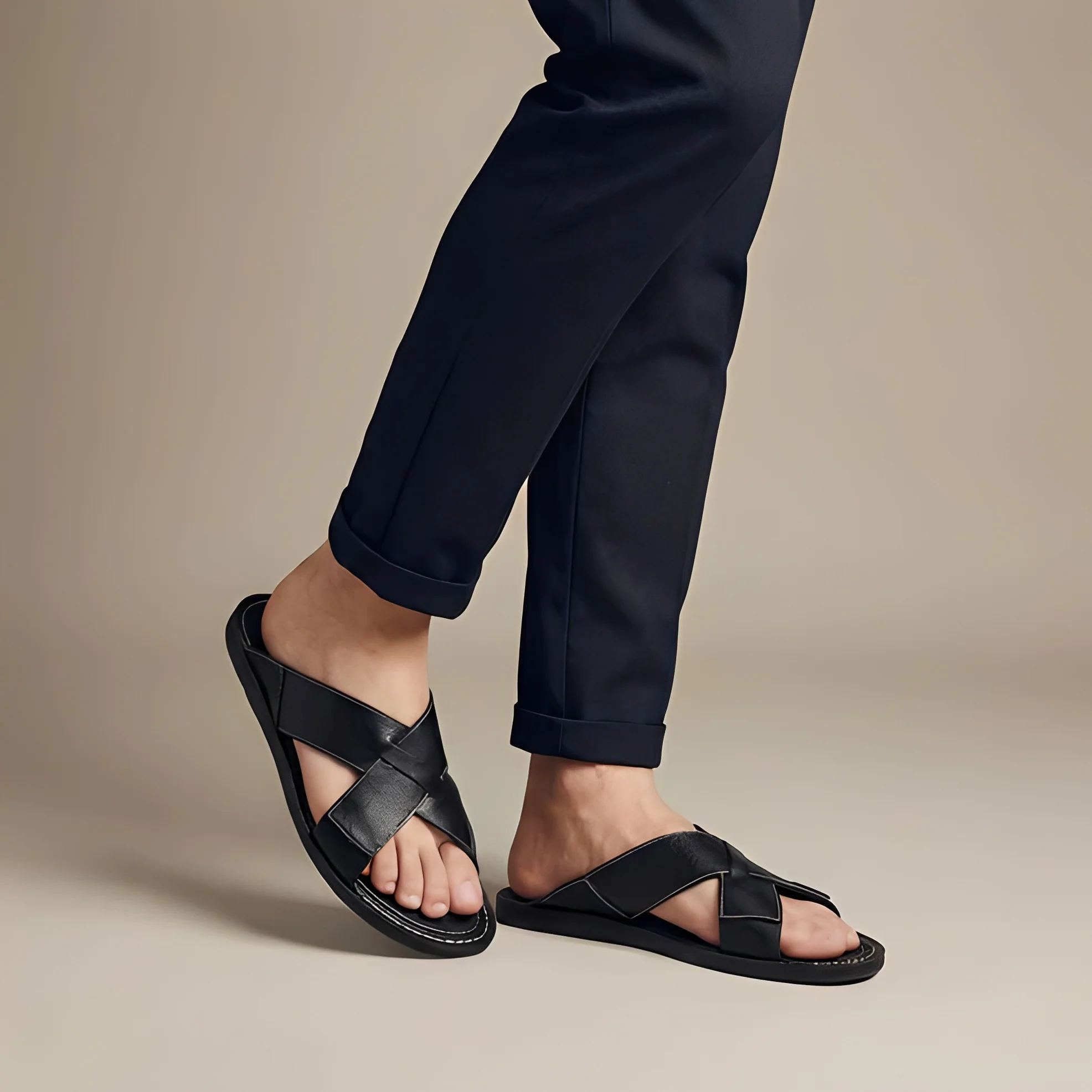 Renejay - Sandales d'été élégantes et modernes pour hommes