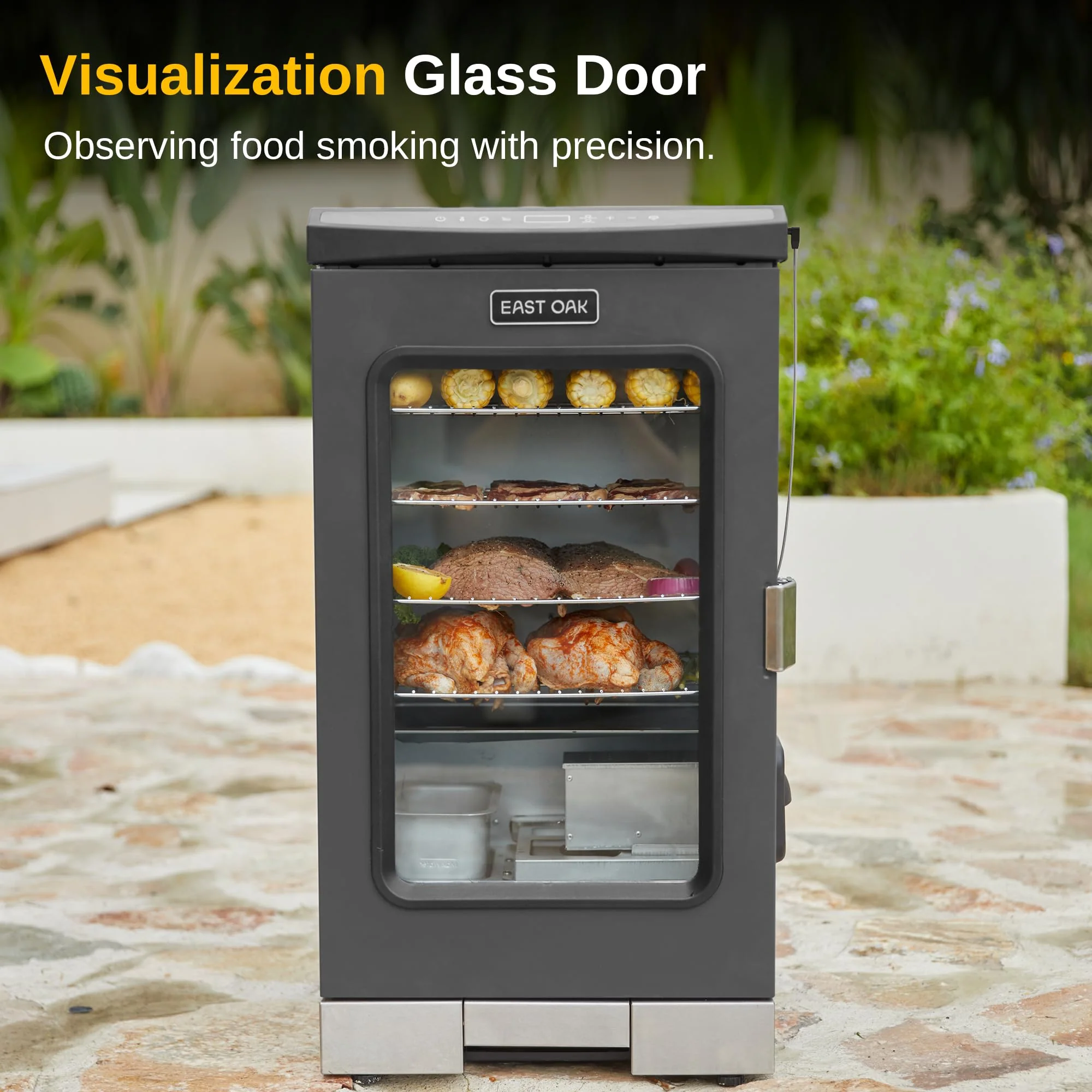 EAST OAK 30 Digital Electric Smoker with Glass Door