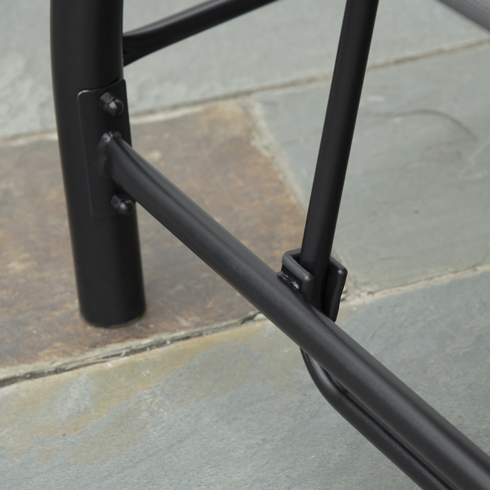 Outsunny Schommelbank Hollywoodschommel met Zonwering, Tuinschommel, Verandaschommel, 3 Zitplaatsen, Schommelbed