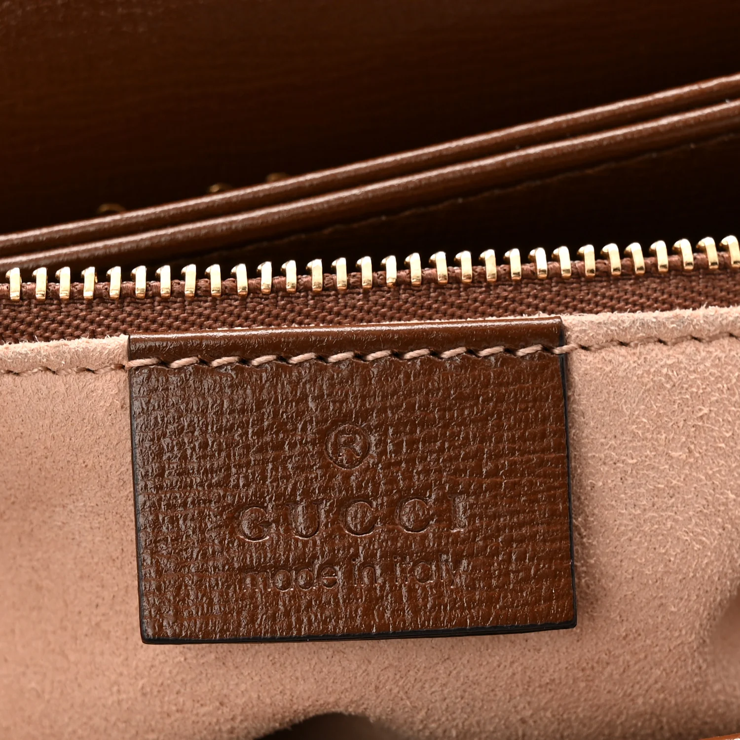 Azalea Calfskin Horsebit 1955 Shoulder Bag Brown Sugar
