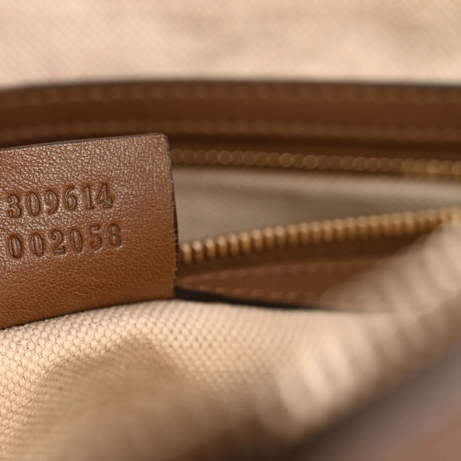 GG Supreme Monogram Medium Nice Top Handle Dome Bag Brown